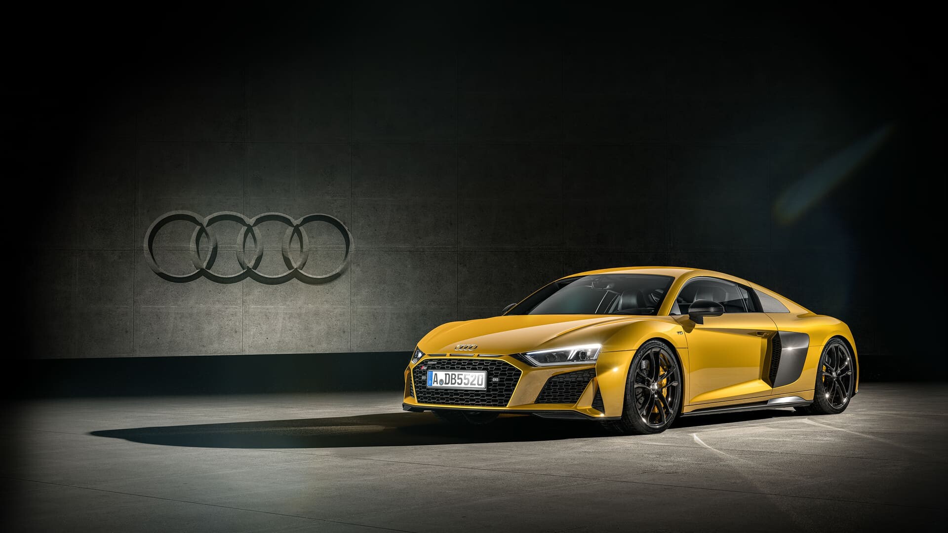 Audi: A long-established, superior car manufacturer, Known for the logo of four rings. 1920x1080 Full HD Wallpaper.