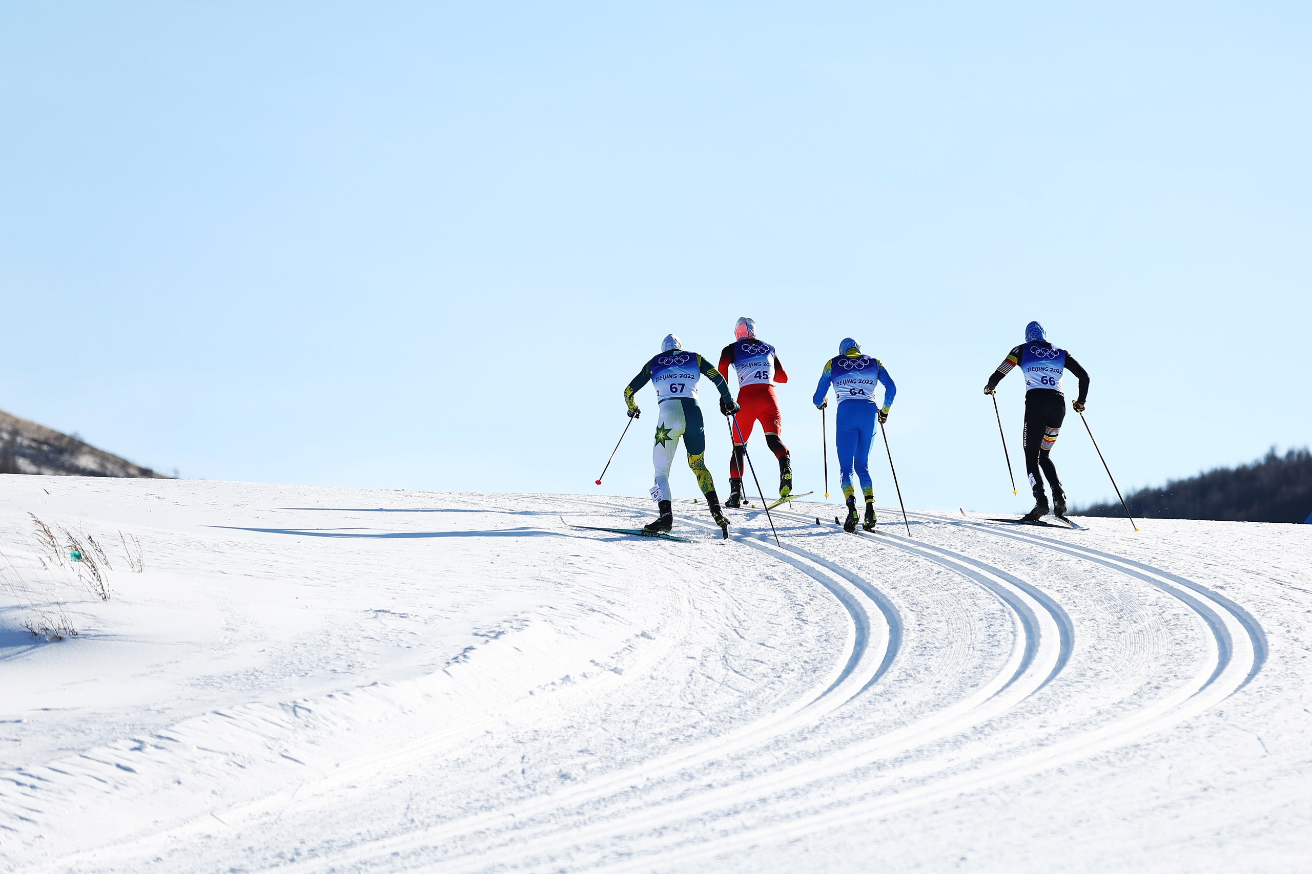 Cross-country skiing, Defying expectations, Nordic skiing in Beijing, New Yorker article, 2560x1710 HD Desktop