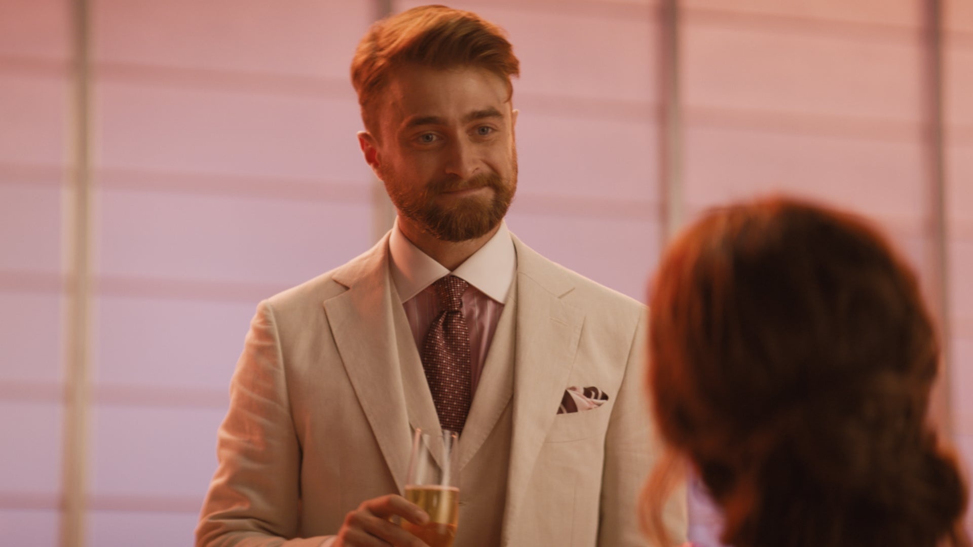 The Lost City (2022): Daniel Radcliffe plays Abigail Fairfax, the villainous CEO of a tech company. 1920x1080 Full HD Background.
