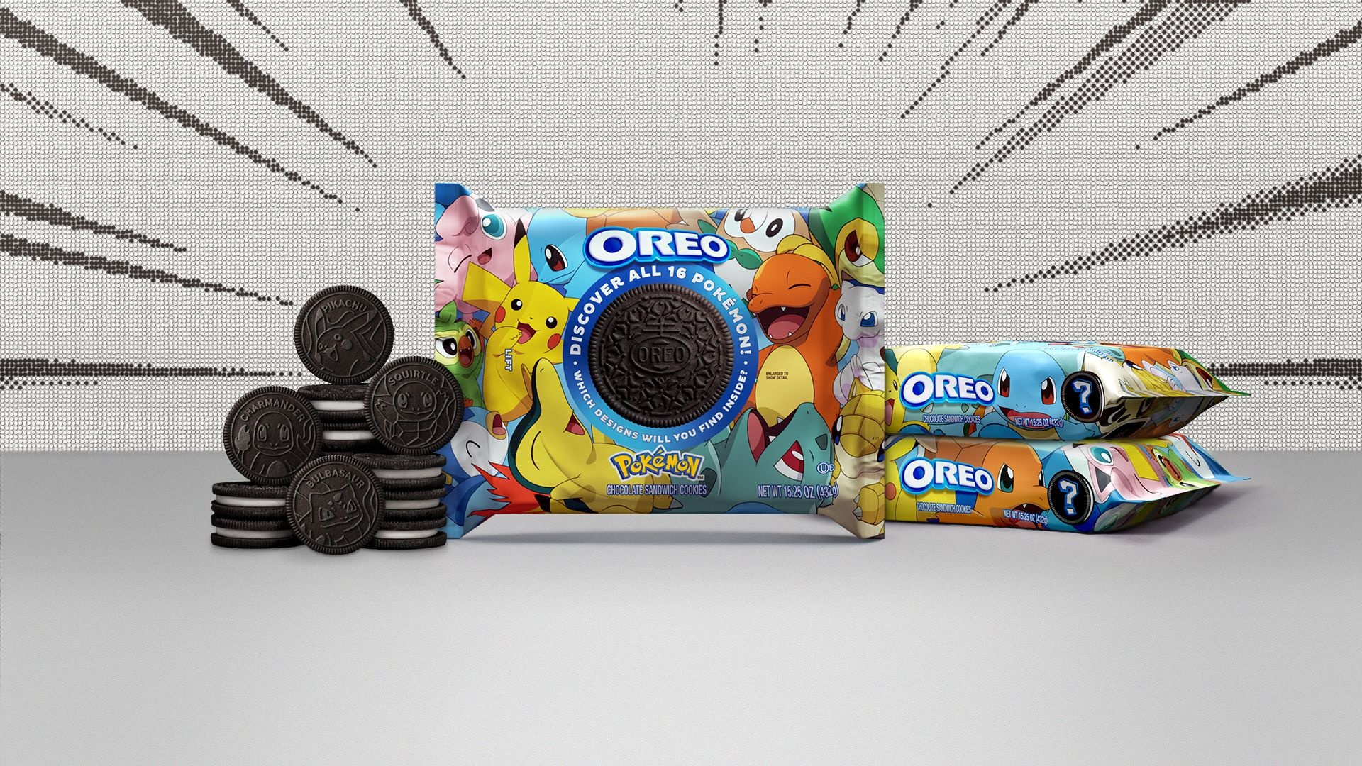Oreo Cookies: A line of Pokemon cookies, Snack. 1920x1080 Full HD Wallpaper.