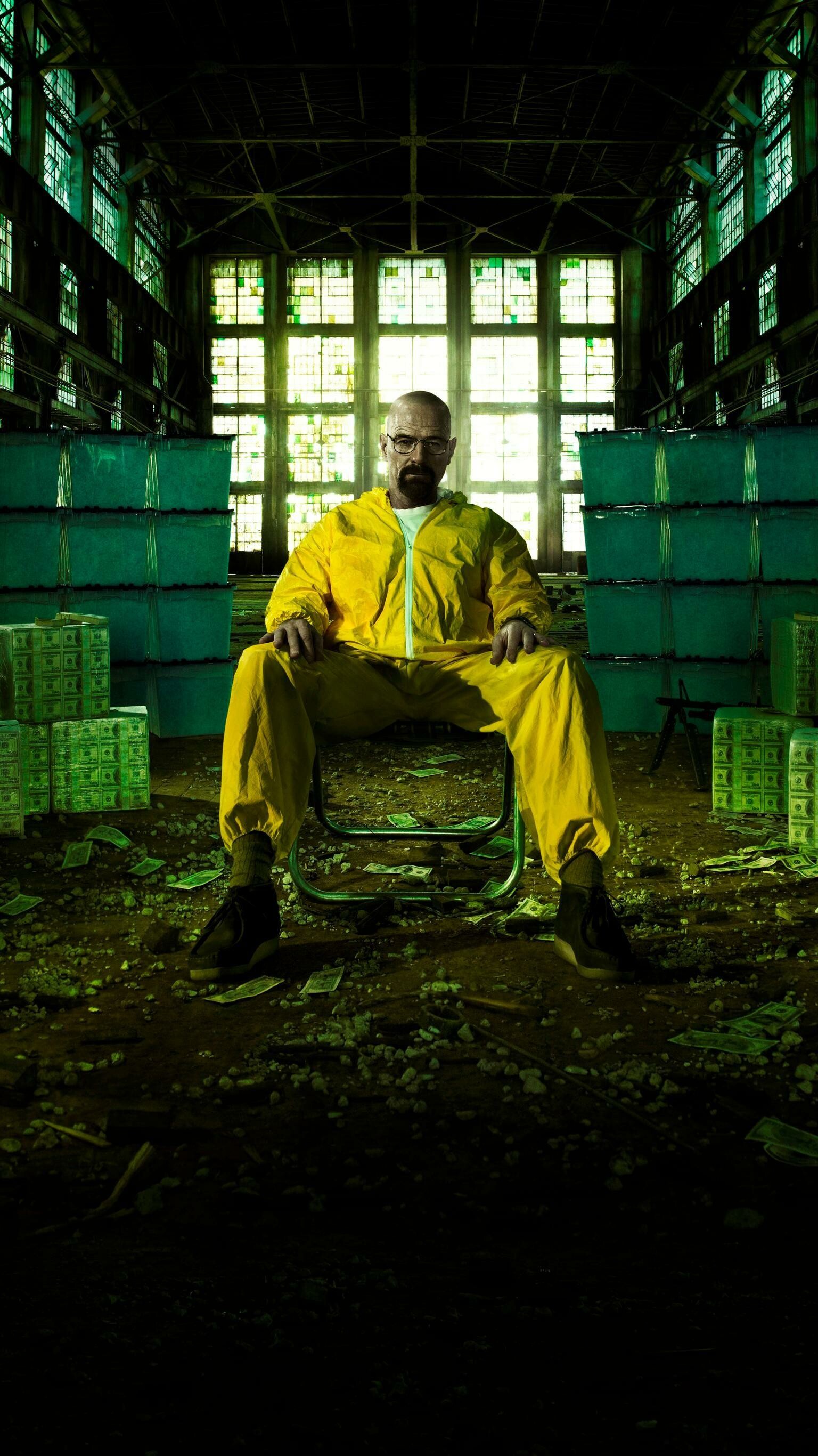 Breaking Bad: A high-school chemistry teacher who is struggling with a recent diagnosis of stage-three lung cancer. 1540x2740 HD Wallpaper.