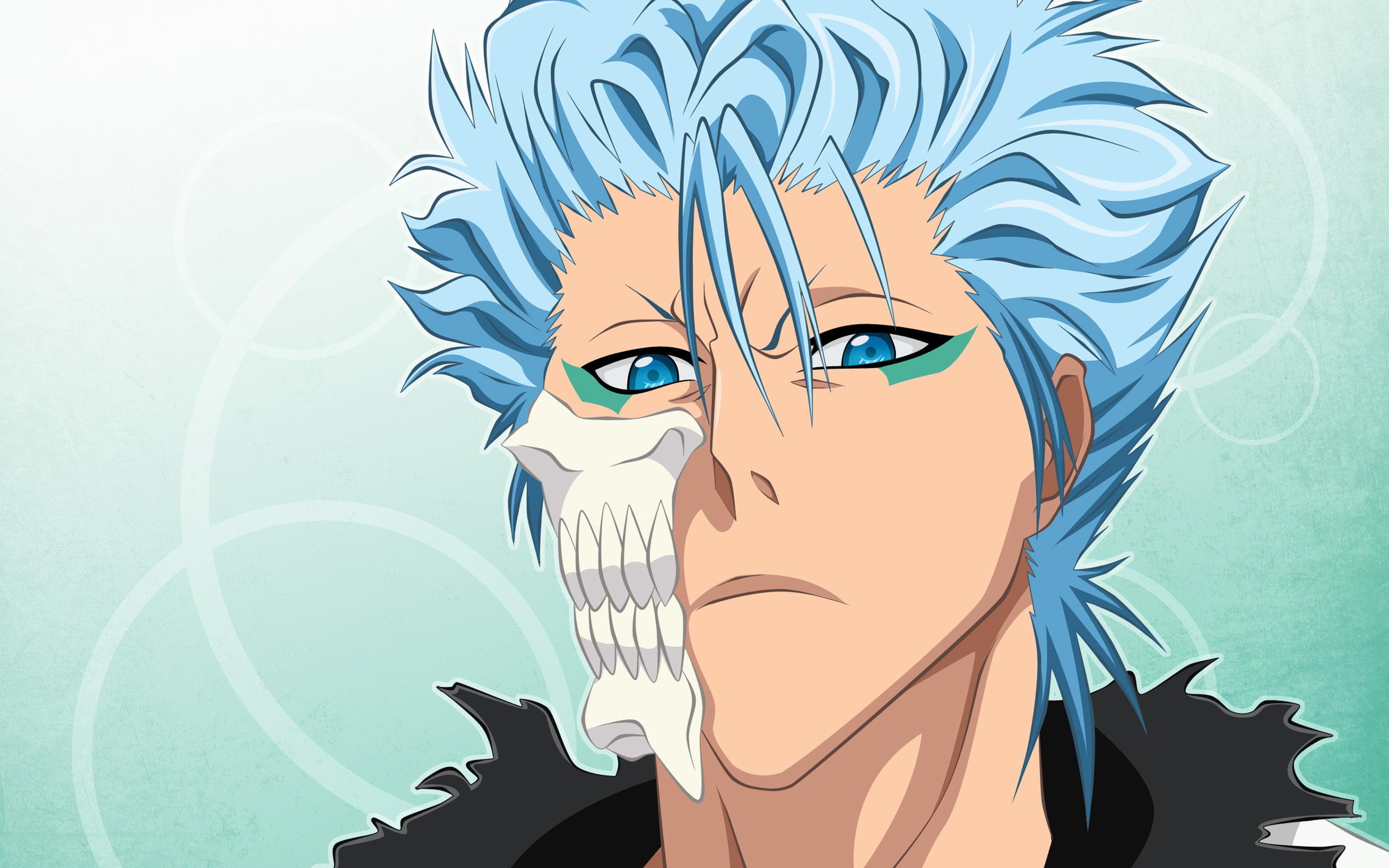 Grimmjow Jaggerjack: A laid-back, outrageous, and disrespectful individual at first, Bleach anime and manga series. 2560x1600 HD Background.
