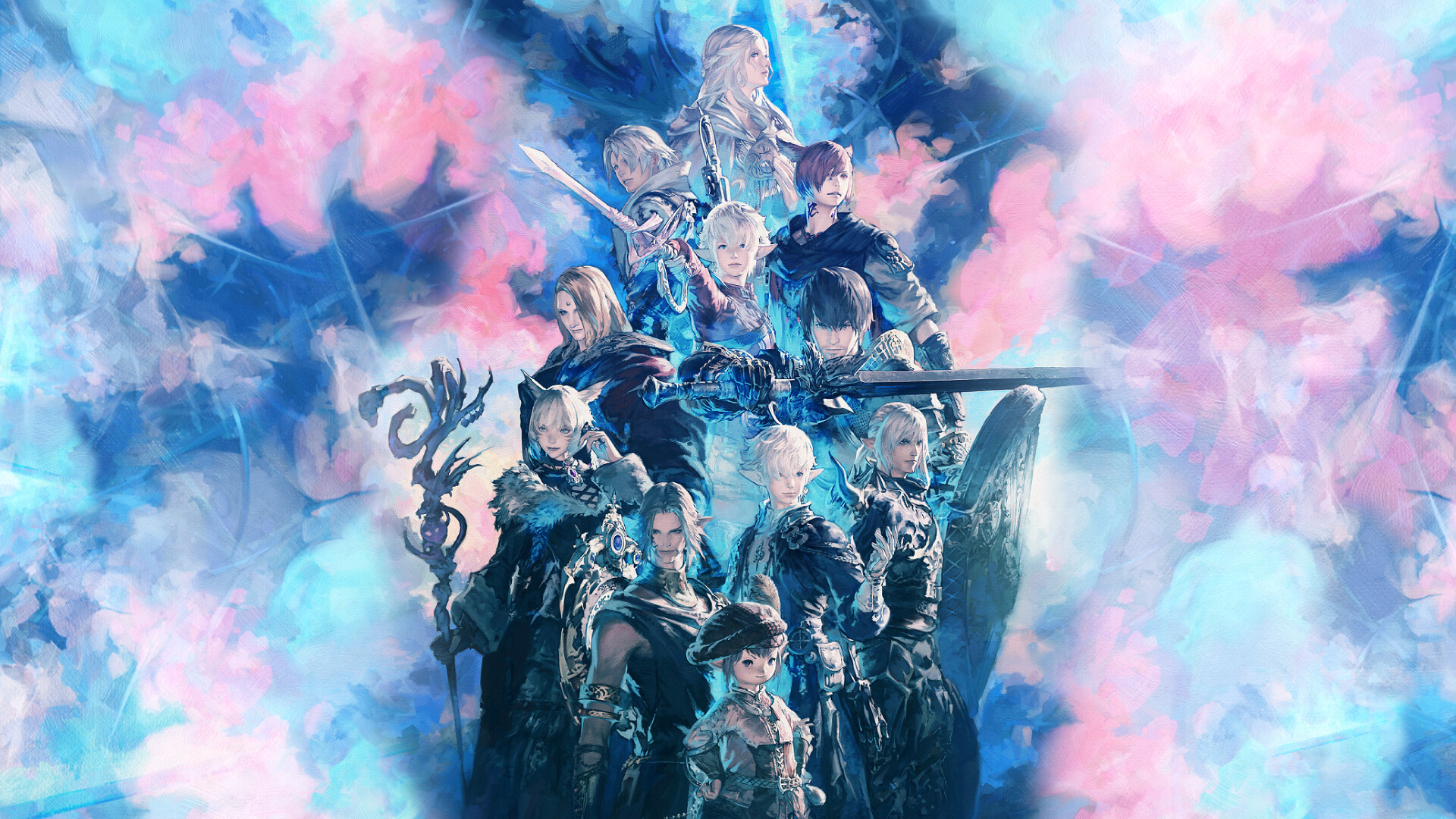 Final Fantasy XIV: Endwalker, Released on December 7, 2021, two years after Shadowbringers. 1920x1080 Full HD Wallpaper.