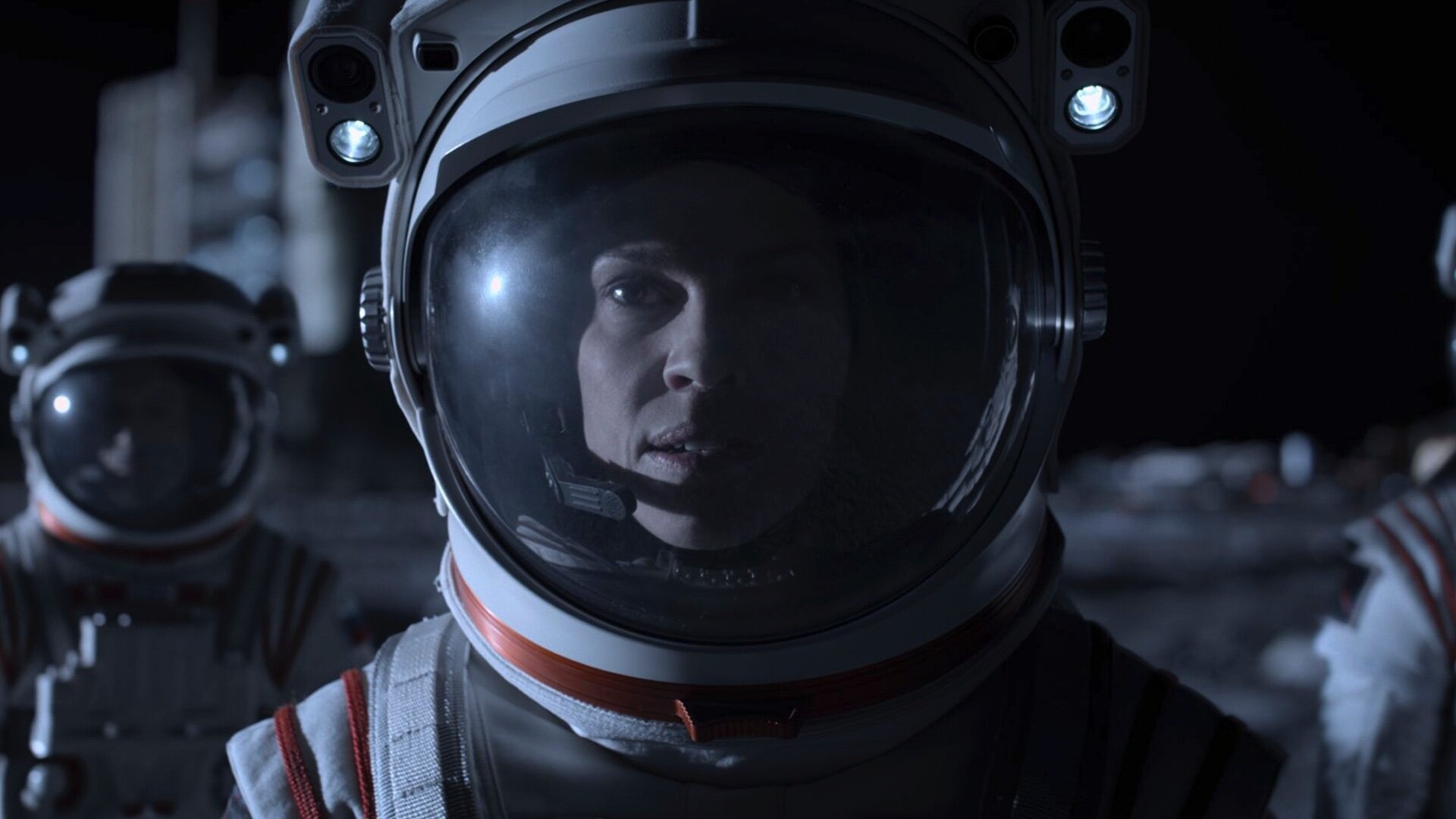 Hilary Swank: Netflix's Away, American astronaut Emma Green. 1920x1080 Full HD Wallpaper.