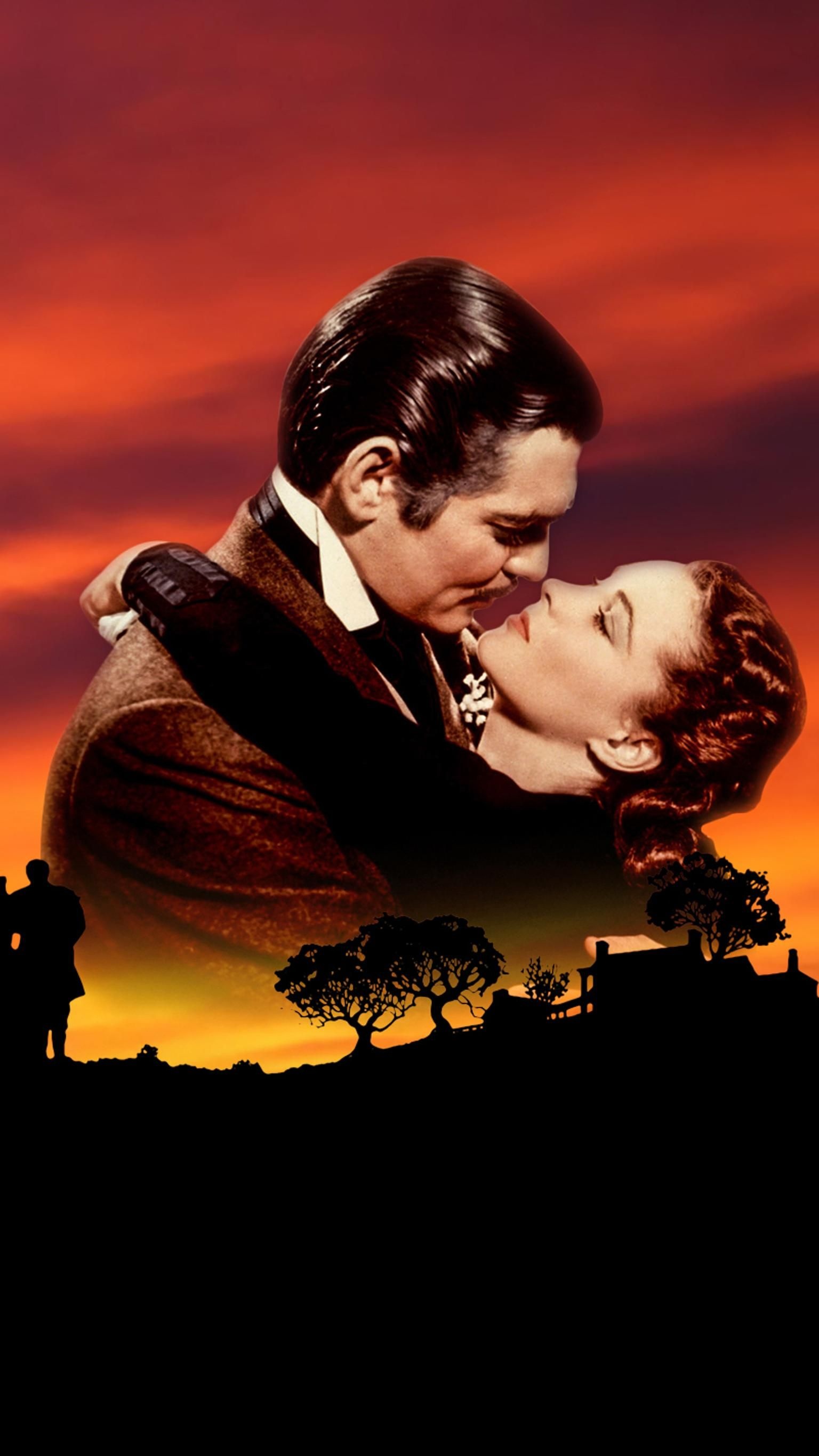 Gone with the Wind, Movie masterpiece, Windy scenes, Beloved classic, 1540x2740 HD Phone
