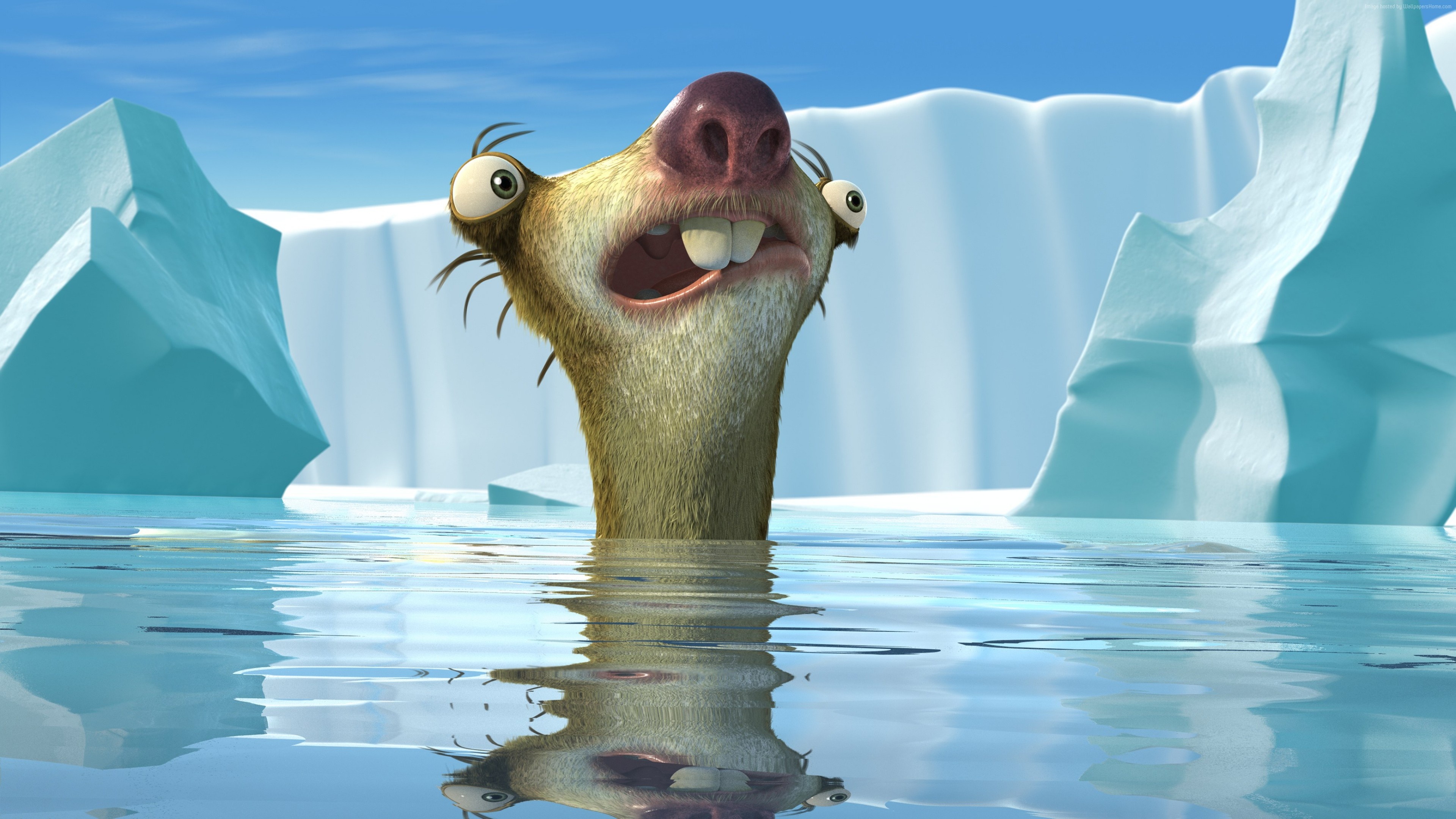 Ice Age 5, Animated movies, Scrat's antics, Epic journeys, 3840x2160 4K Desktop