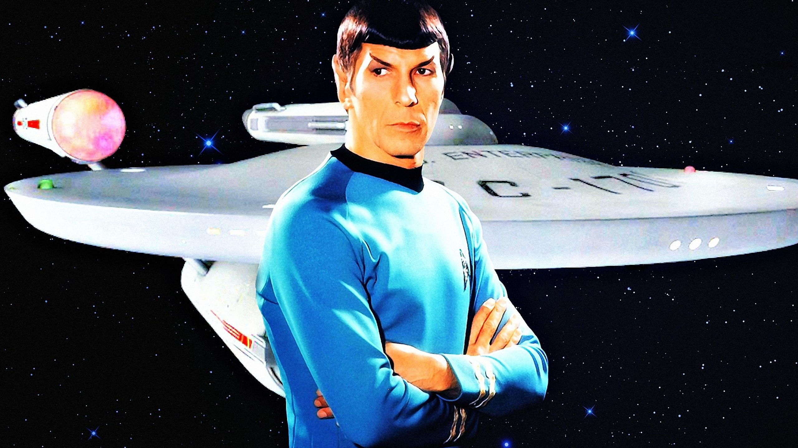 Spock, Leonard Nimoy, Wallpaper, Star Trek, 2560x1440 HD Desktop