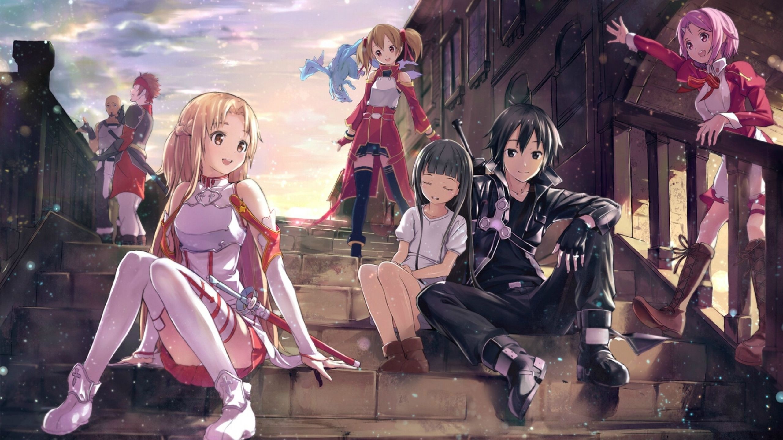 Kirito wallpapers, HD backgrounds, Anime hero, Sword Art Online, 2560x1440 HD Desktop