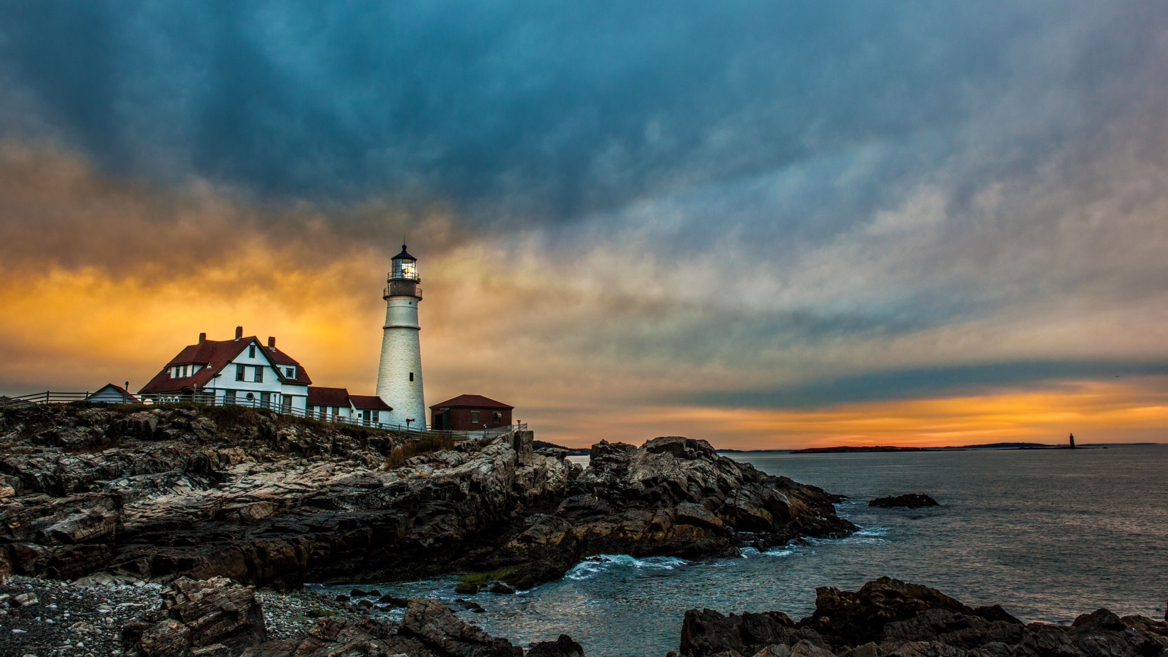 Maine landscapes, Majestic nature, Tranquil scenes, Breathtaking views, 3840x2160 4K Desktop