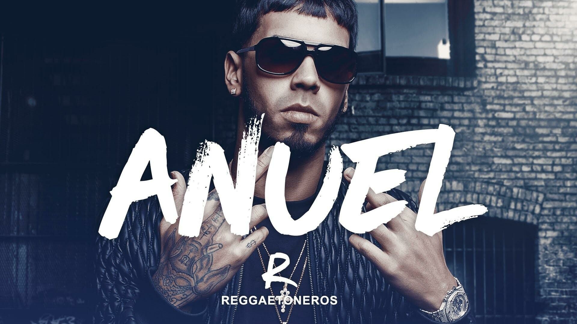 Anuel AA: One of the founding fathers of Latin trap music, The NBA All-Star Celebrity Game. 1920x1080 Full HD Wallpaper.