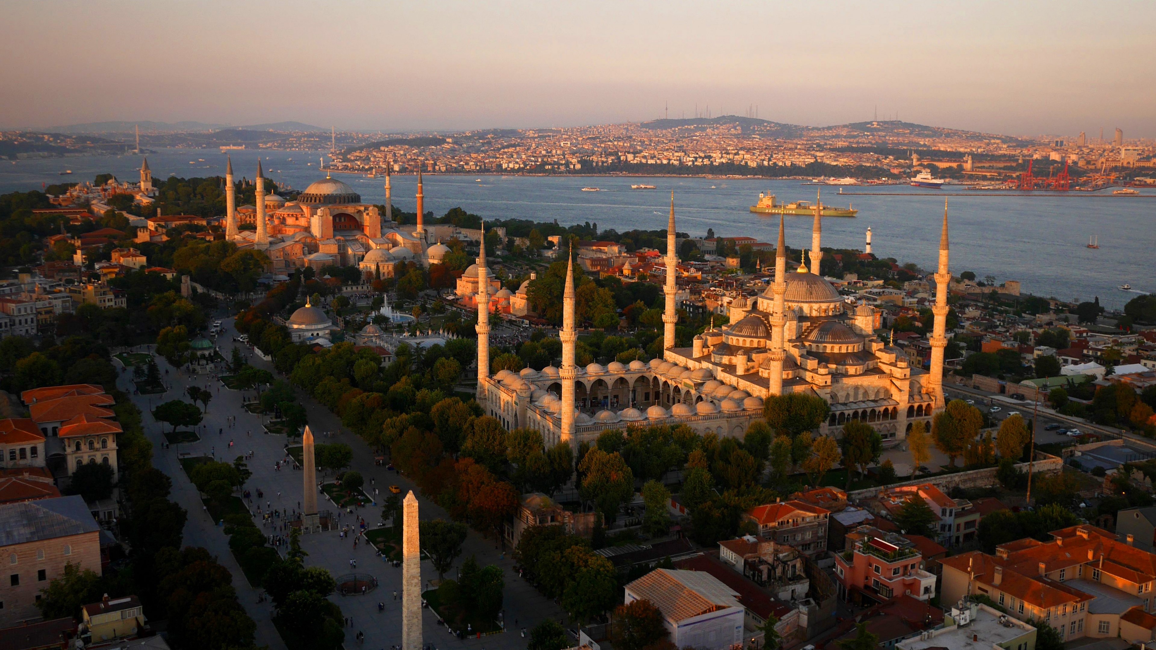 Blue Mosque, Istanbul, Tourism, Travel, 3840x2160 4K Desktop