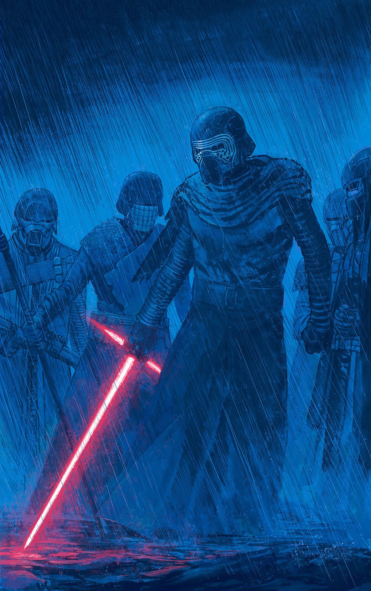 Knights of Ren, Enigmatic group, Star Wars wallpaper collection, Dark side soldiers, 1210x1920 HD Phone