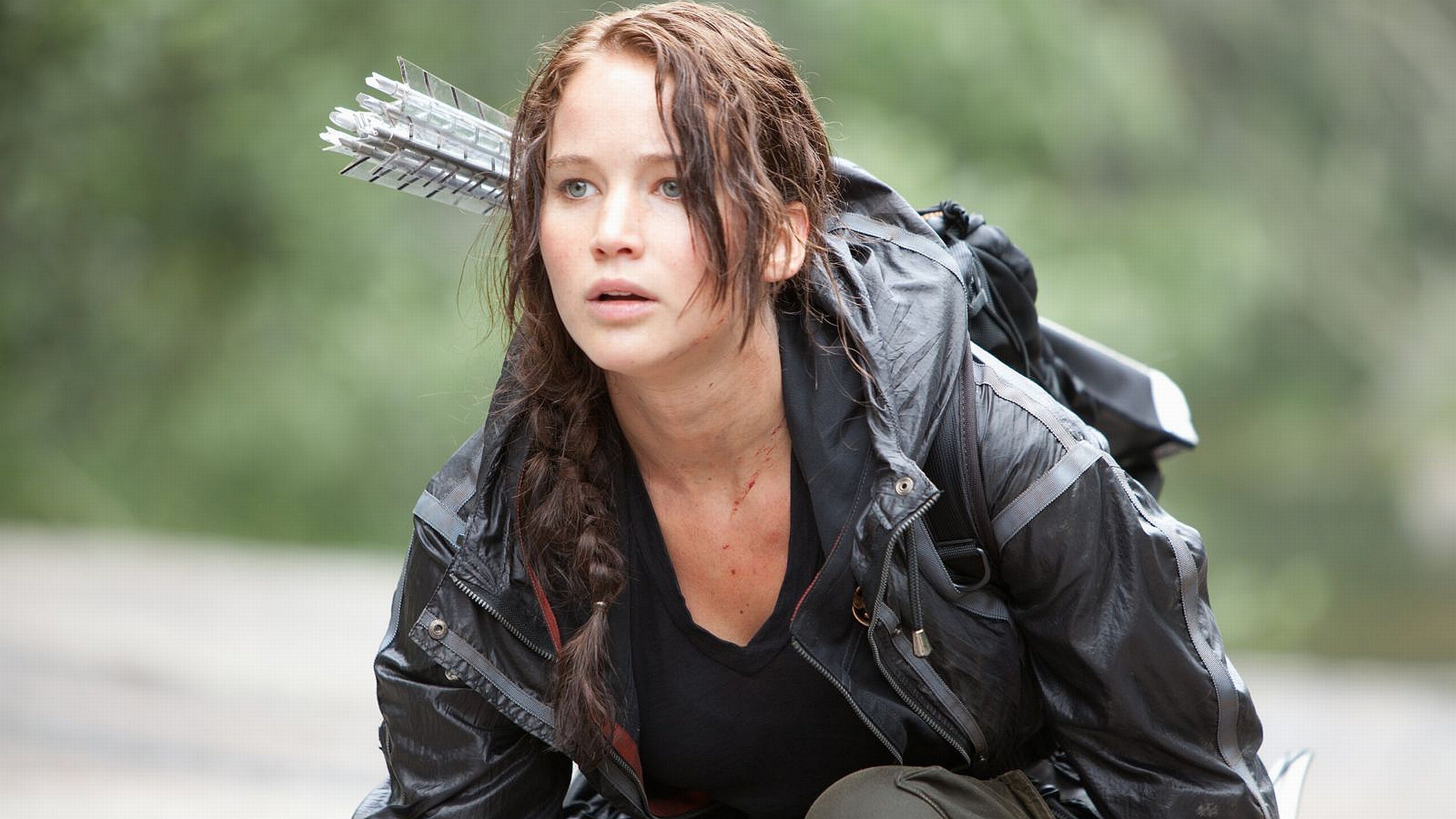 Hunger Games: Katniss Everdeen, known as "the girl on fire", The main protagonist. 3840x2160 4K Wallpaper.