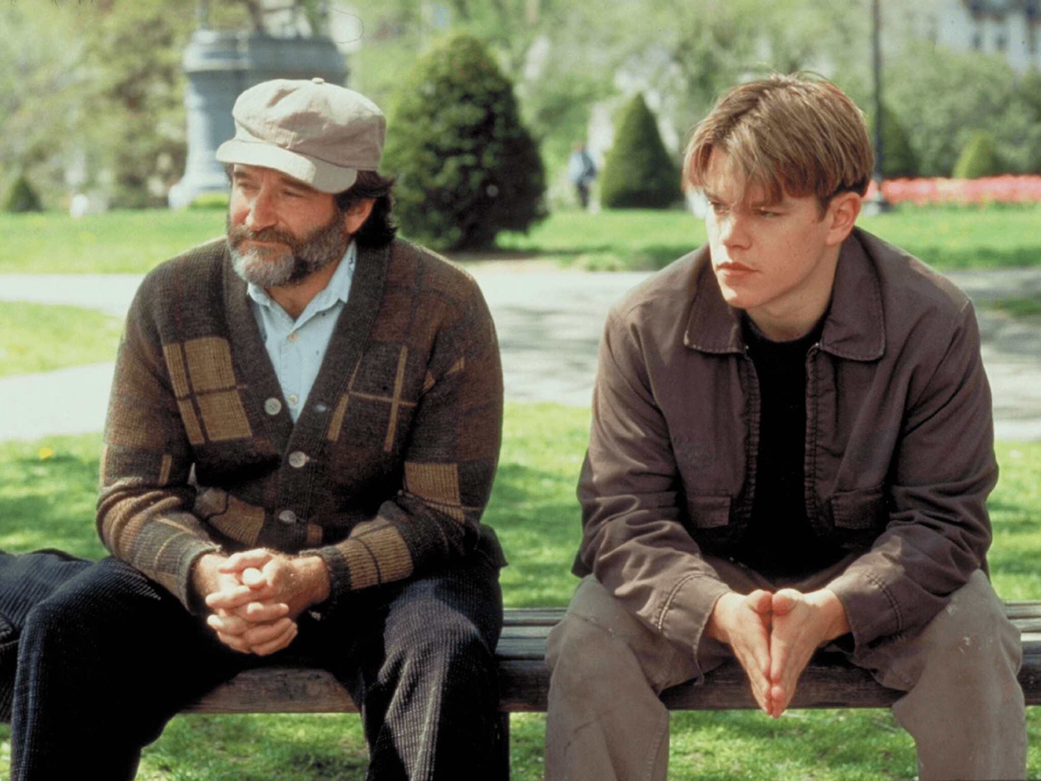 Good Will Hunting: The film stars Robin Williams, Matt Damon, Ben Affleck, Stellan Skarsgard and Minnie Driver. 2050x1540 HD Background.