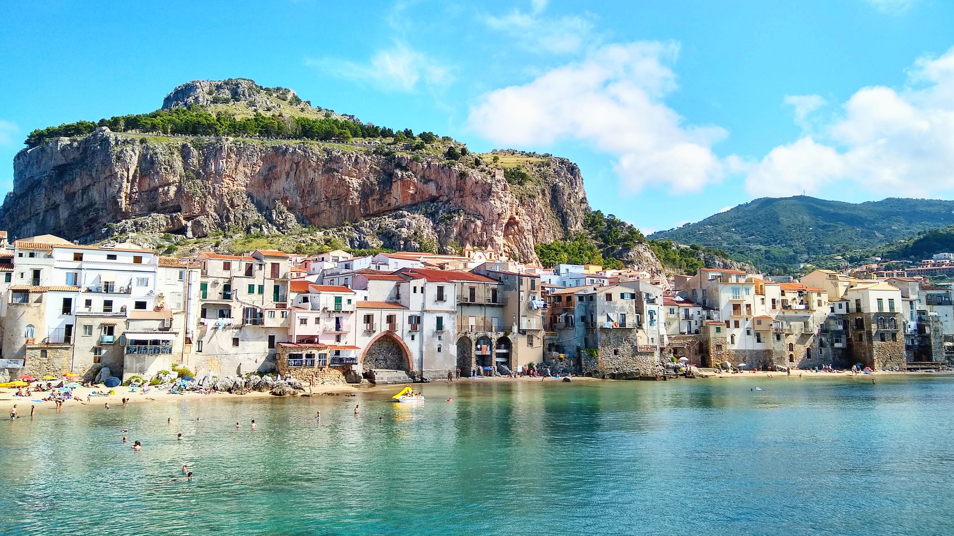 Cefalu Sicily, Hidden gems, Local pride, Epic landmarks, 3280x1850 HD Desktop