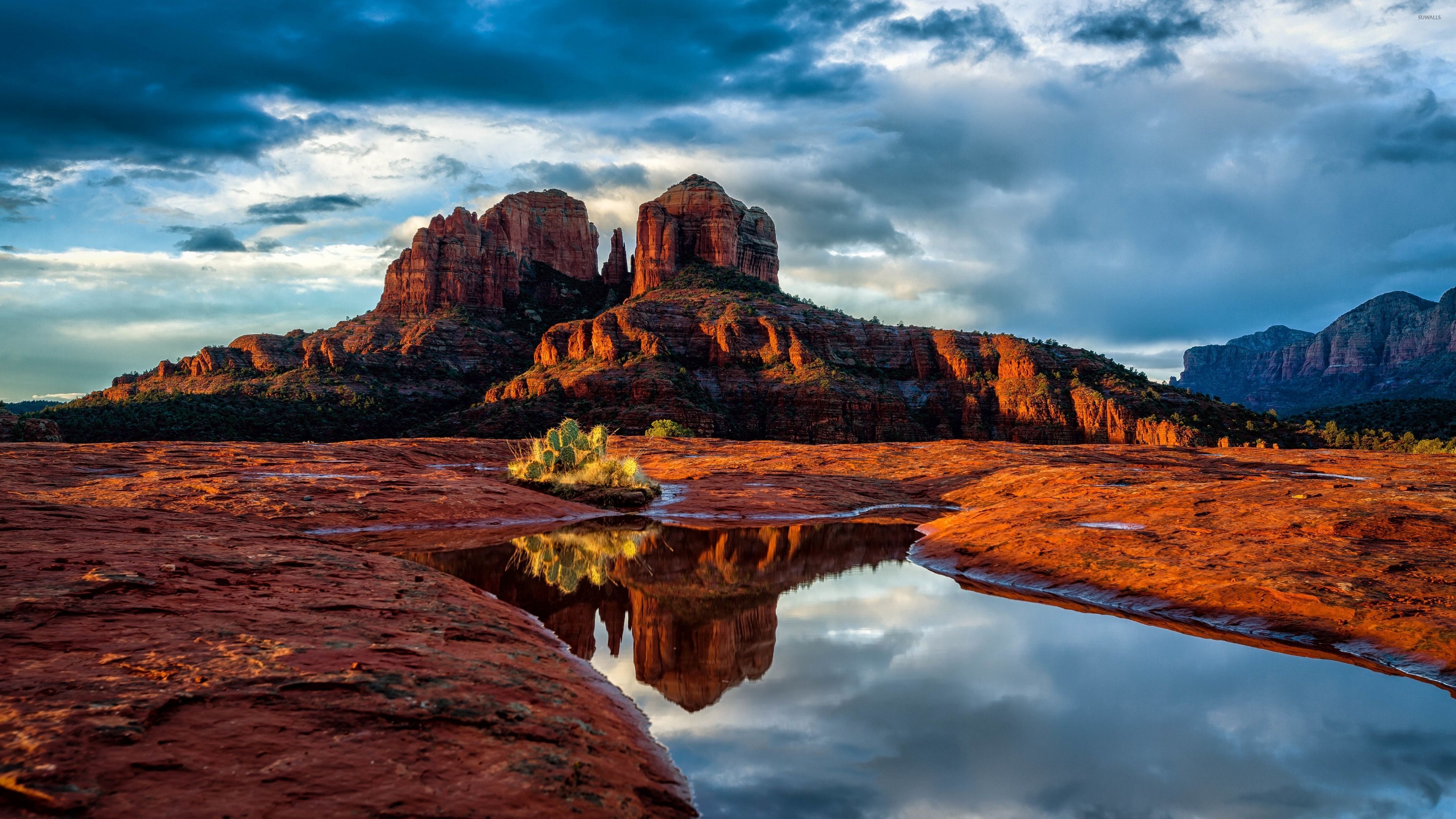 Rusty canyon, Nature wallpapers, Serene nature, Arizona, 3840x2160 4K Desktop