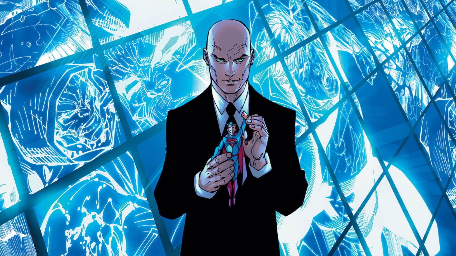 Lex Luthor: A major DC supervillain, The genius, ego-centric Metropolis businessman. 1920x1080 Full HD Background.