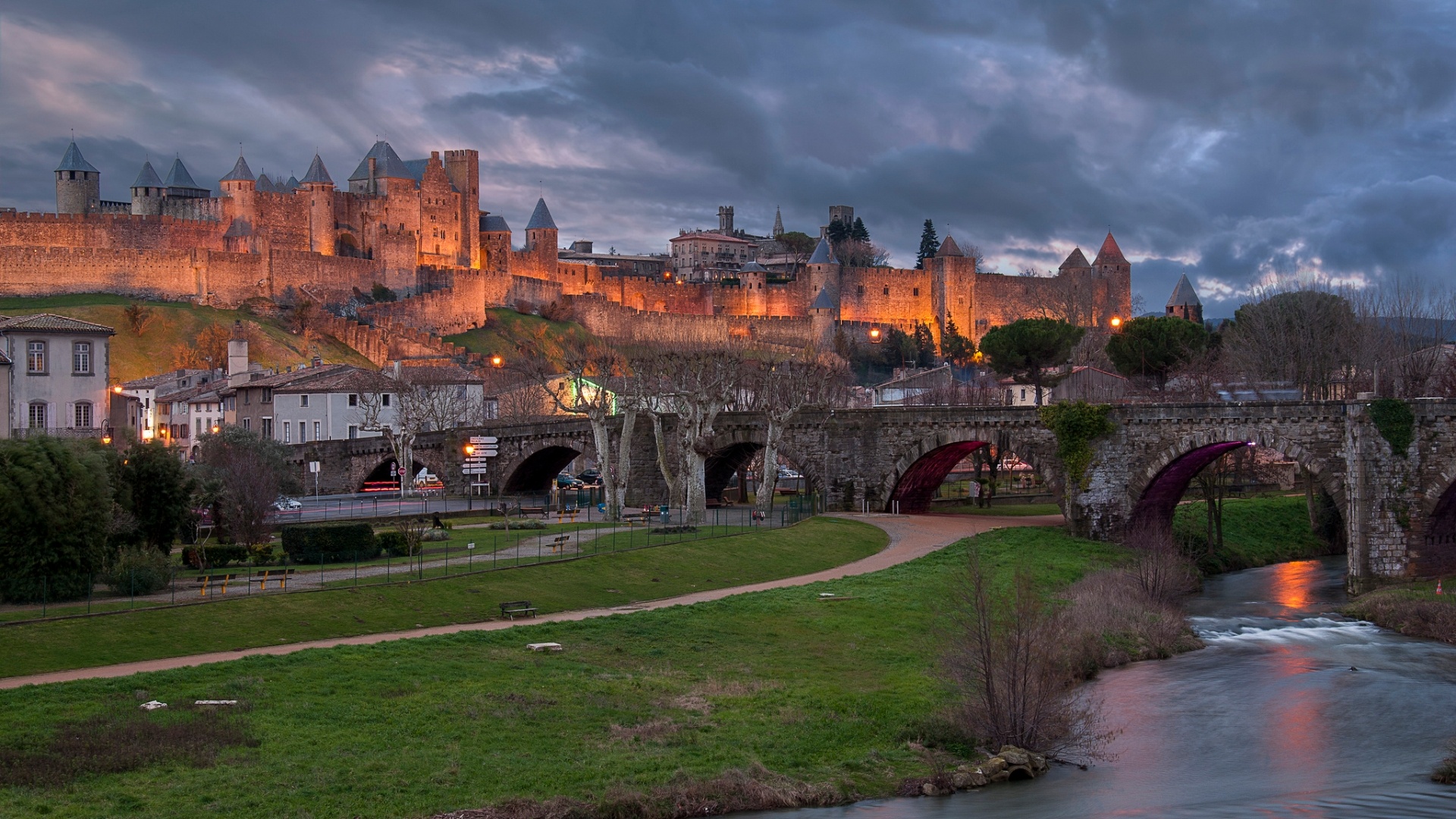 Carcassonne, HD Wallpaper, Background image, 1920x1080 Full HD Desktop