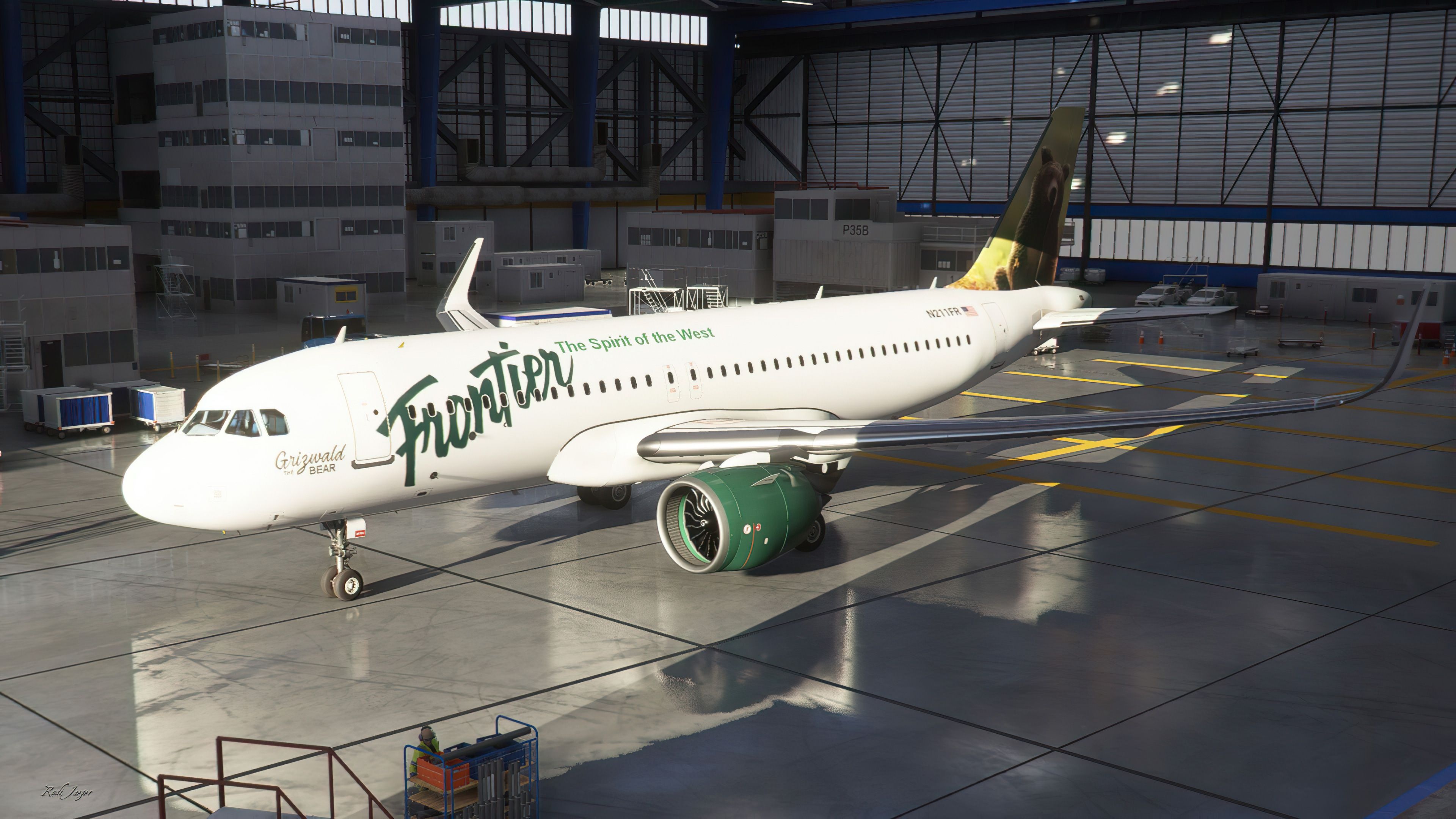 Frontier Airlines (Travels), Frontier Airlines, Airbus A320neo, Repaint, 3840x2160 4K Desktop
