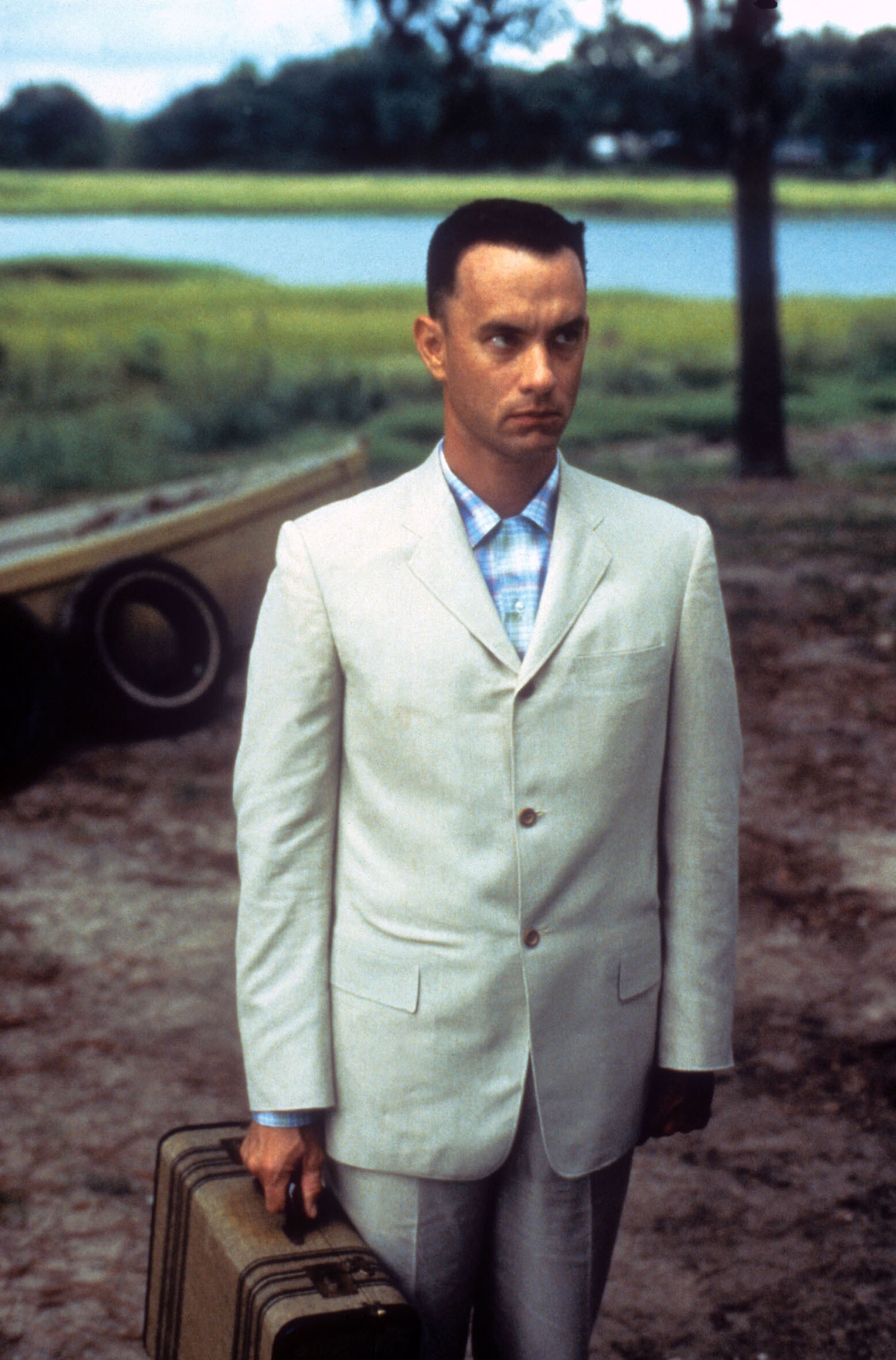 Forrest Gump: Hanks, An American actor and filmmaker, 1994 movie. 1560x2370 HD Background.