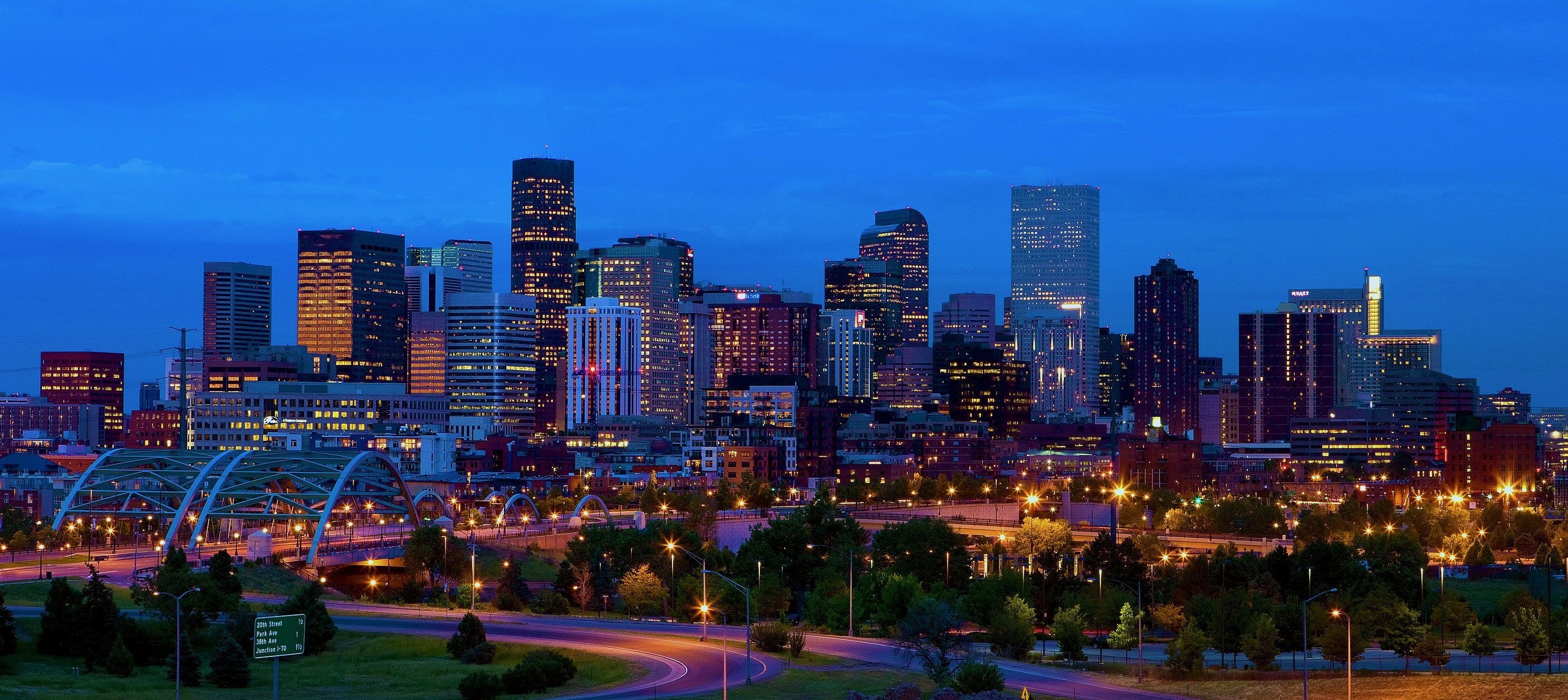 Denver travels, Stunning wallpapers, Free download, Denver, Colorado, 2800x1260 Dual Screen Desktop