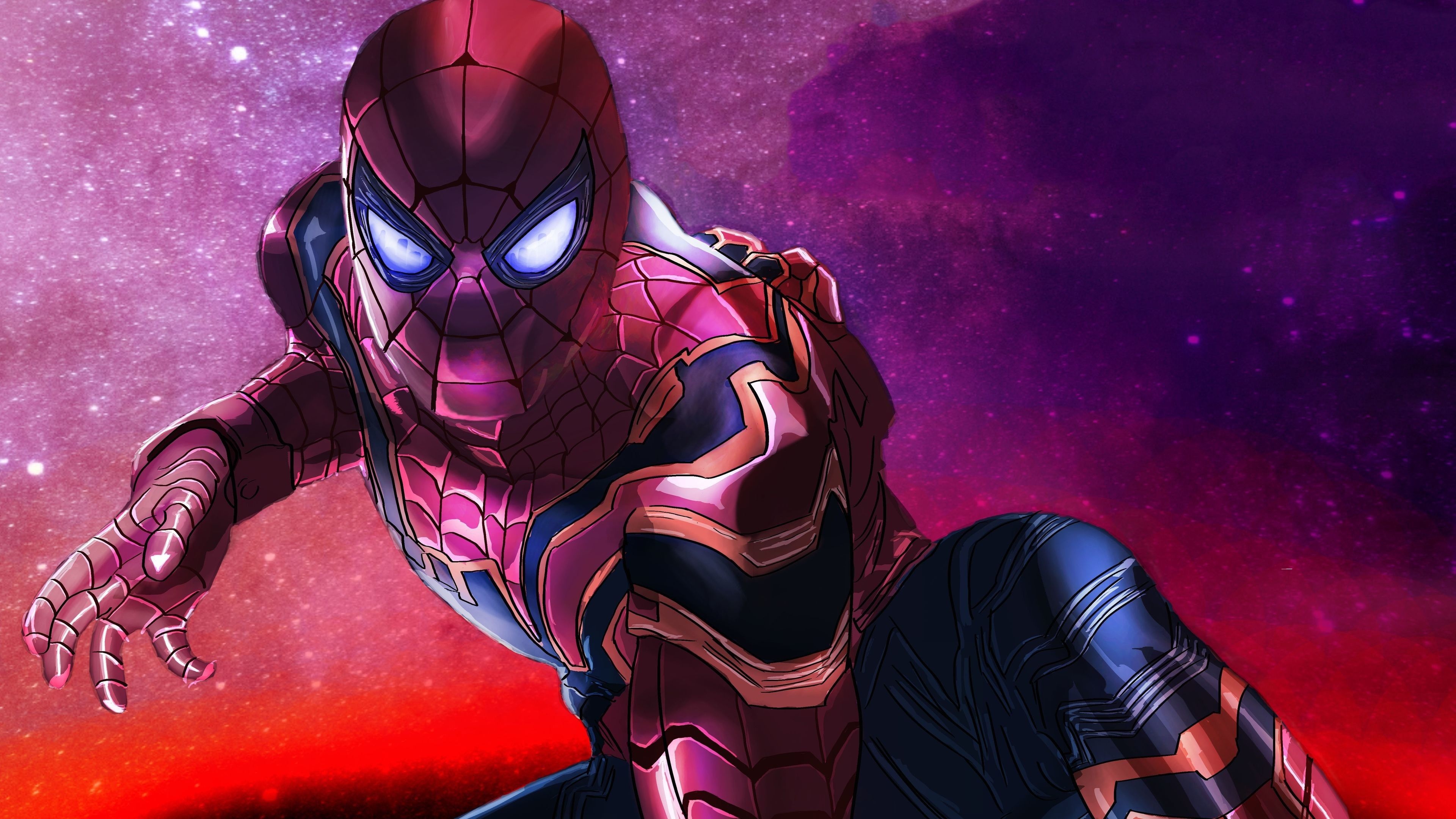 Iron Spider, Superhelden Wallpaper, 3840x2160 4K Desktop