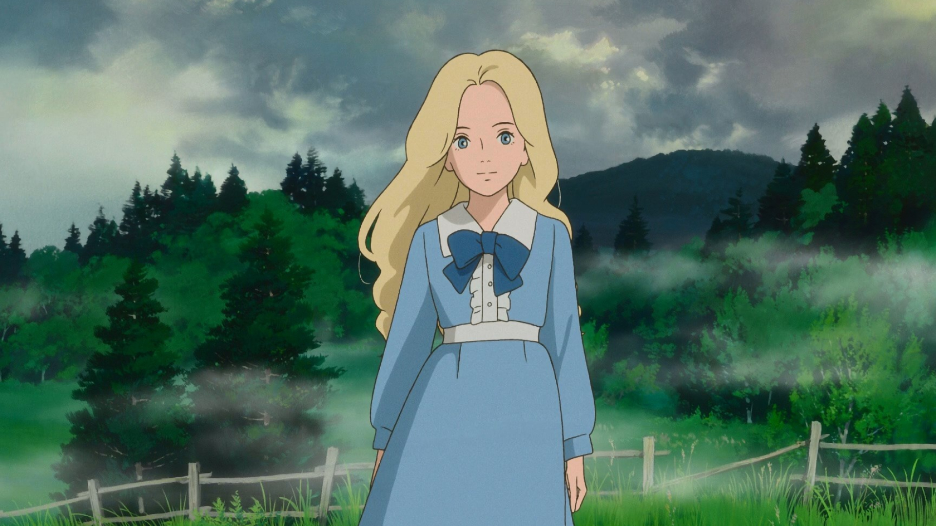 When Marnie Was There (Anime): The Girl in the Blue Window, Mystery. 1920x1080 Full HD Wallpaper.