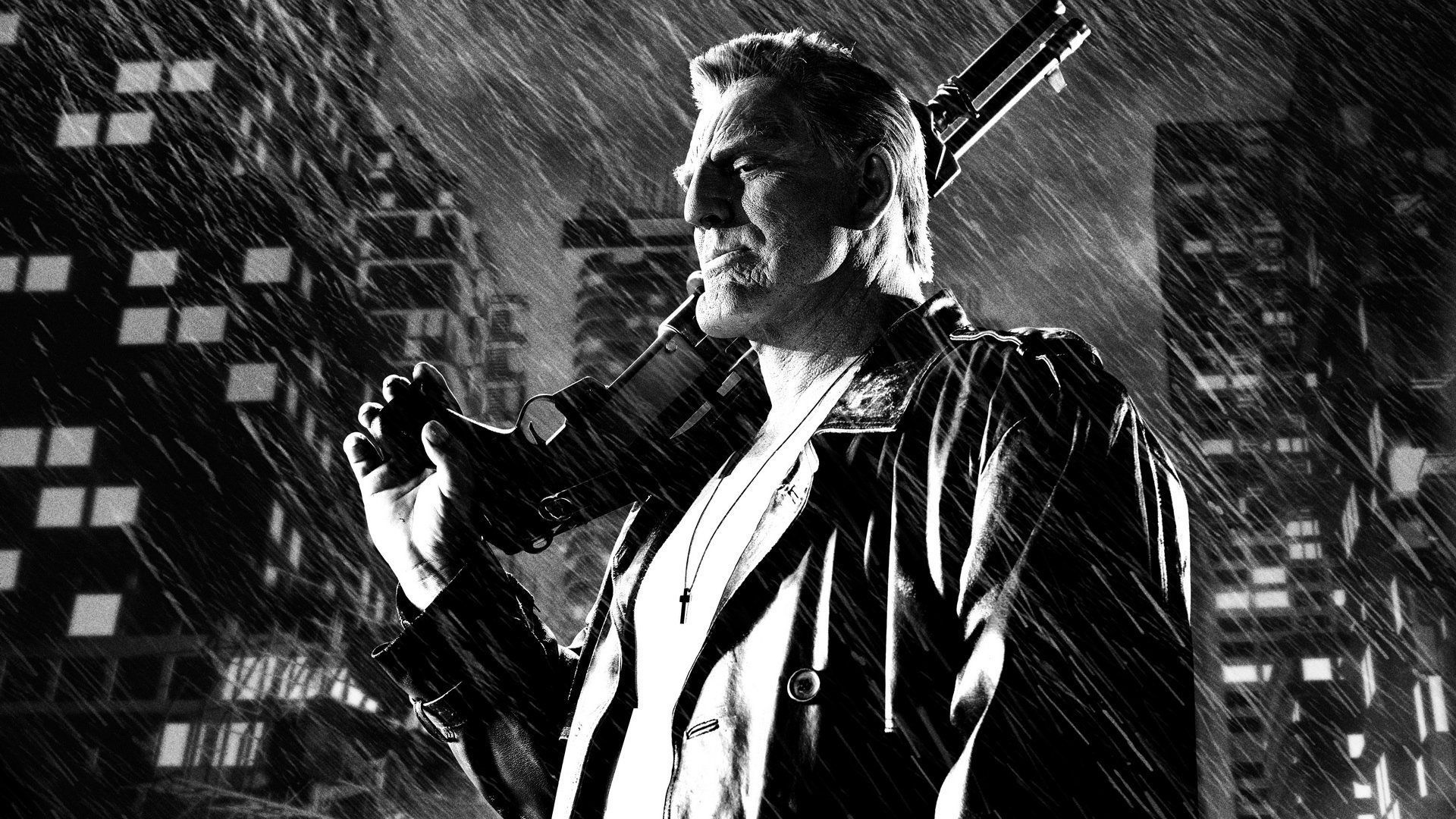 Sin City: Marv, A hulking 7' 9" tall ex-convict who frequents Kadie's. 1920x1080 Full HD Wallpaper.