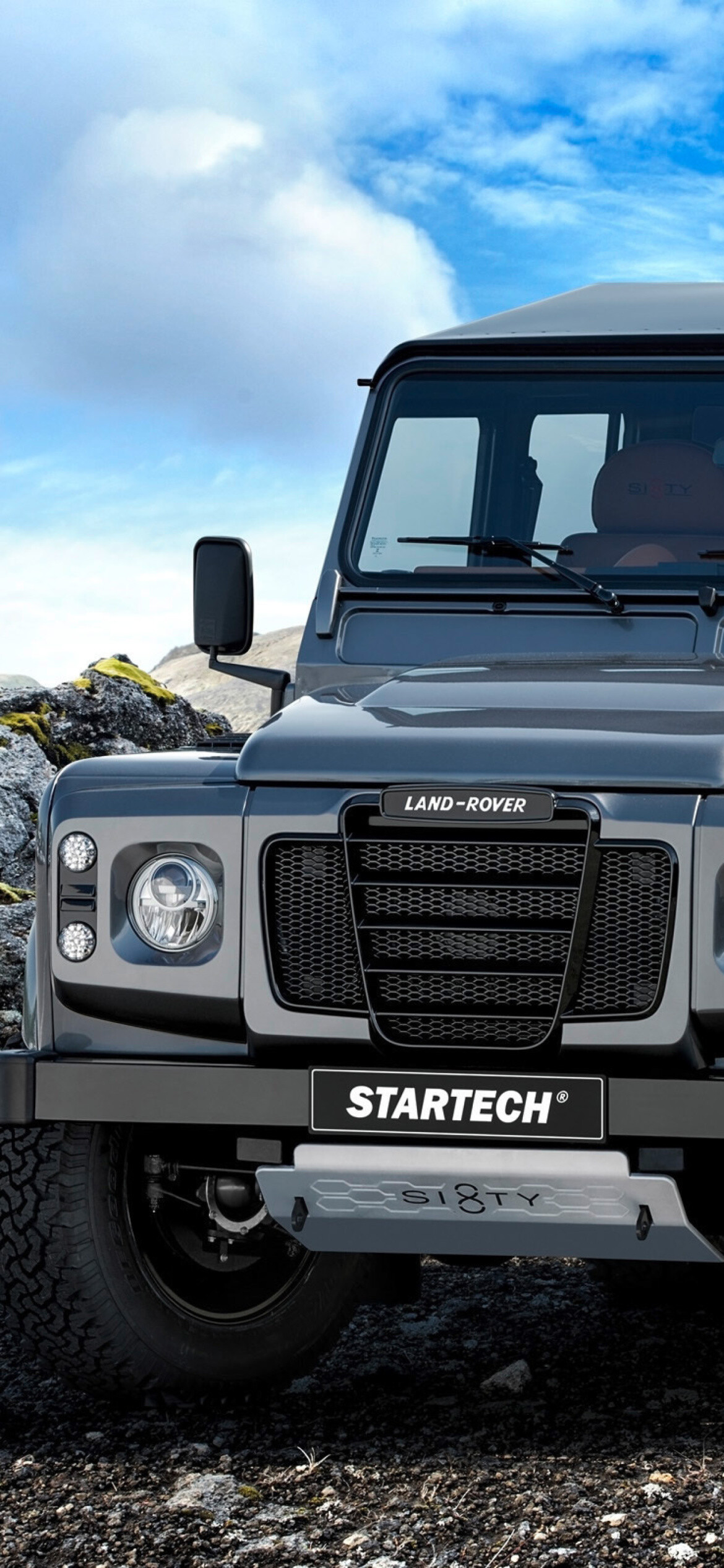 Land Rover: Defender Startech Sixty8, The brand's Series II was launched in 1958. 1170x2540 HD Wallpaper.