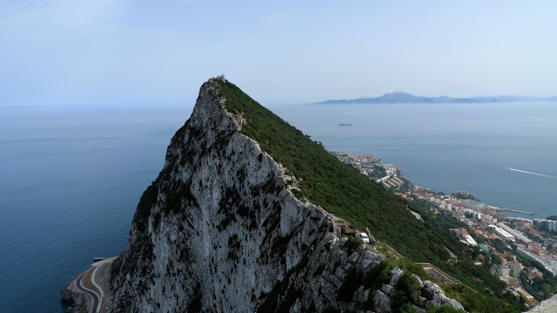 Africa from Gibraltar, Striking wallpaper, Backiee collection, Exotic destination, 1920x1080 Full HD Desktop