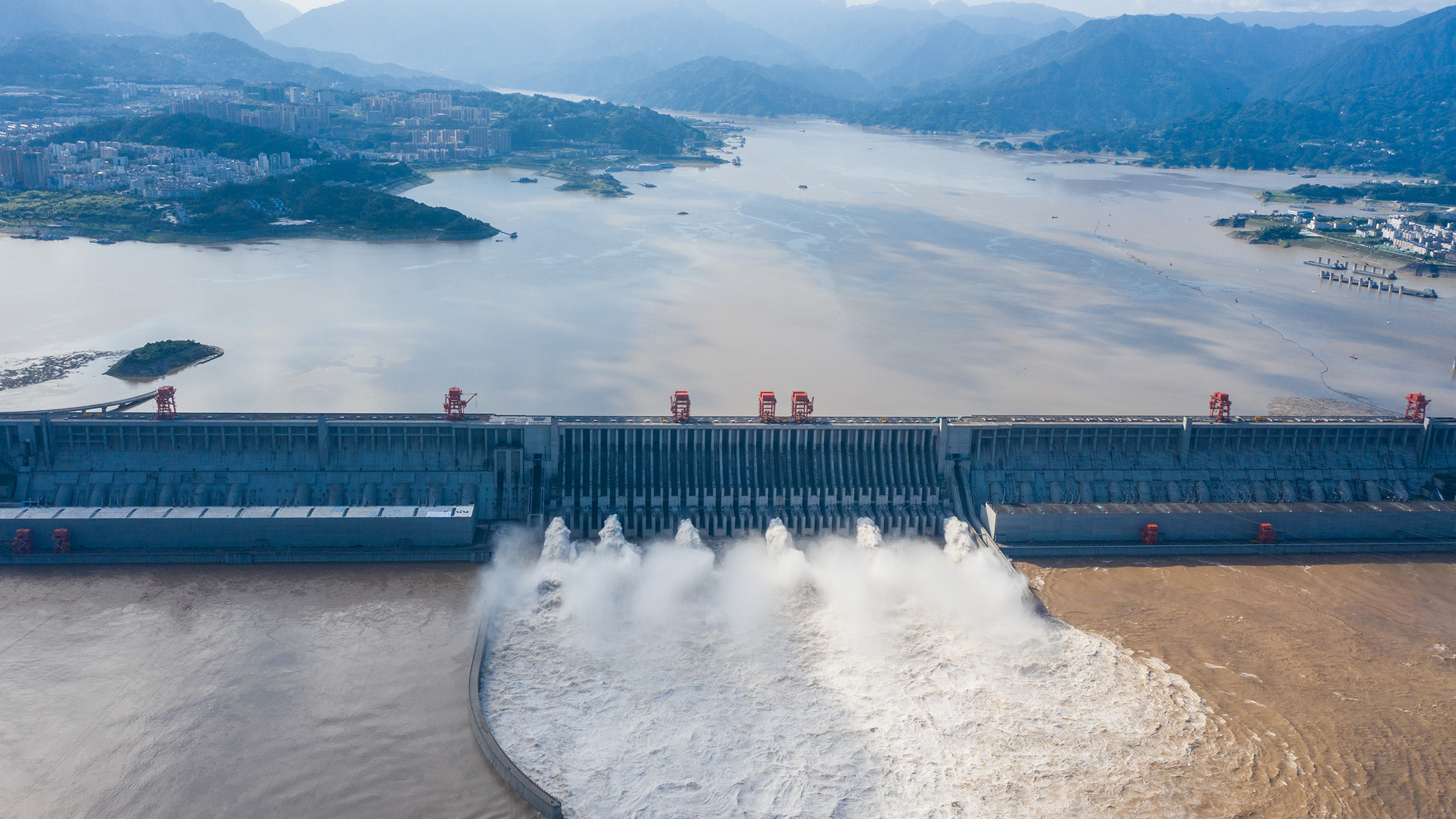Three Gorges, Water flow reduced, Yangtze river dam, Environmental impact, 2780x1570 HD Desktop