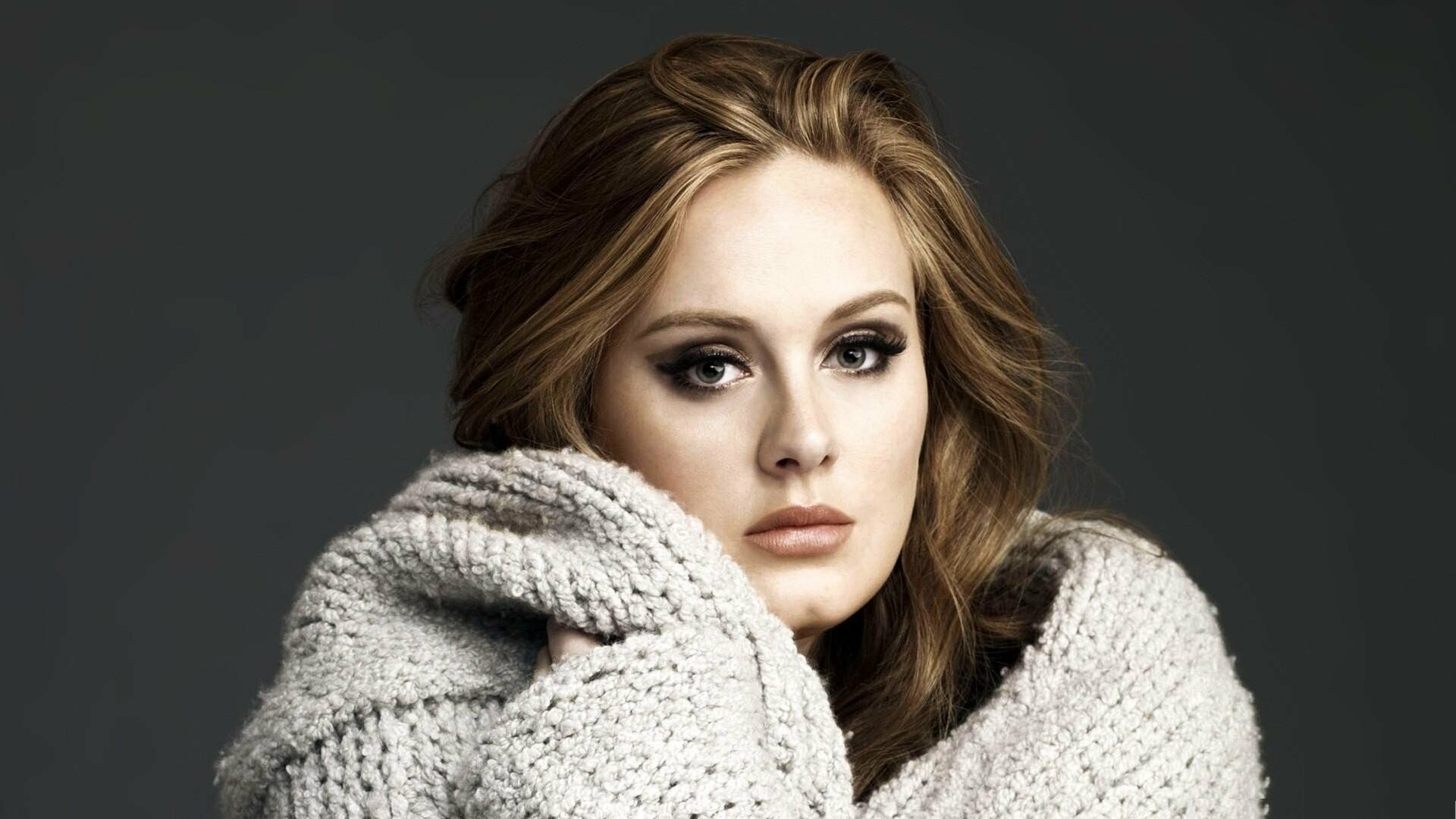 Adele: A Grammy Award-Winning English singer-songwriter from Enfield, Skyfall. 1920x1080 Full HD Background.