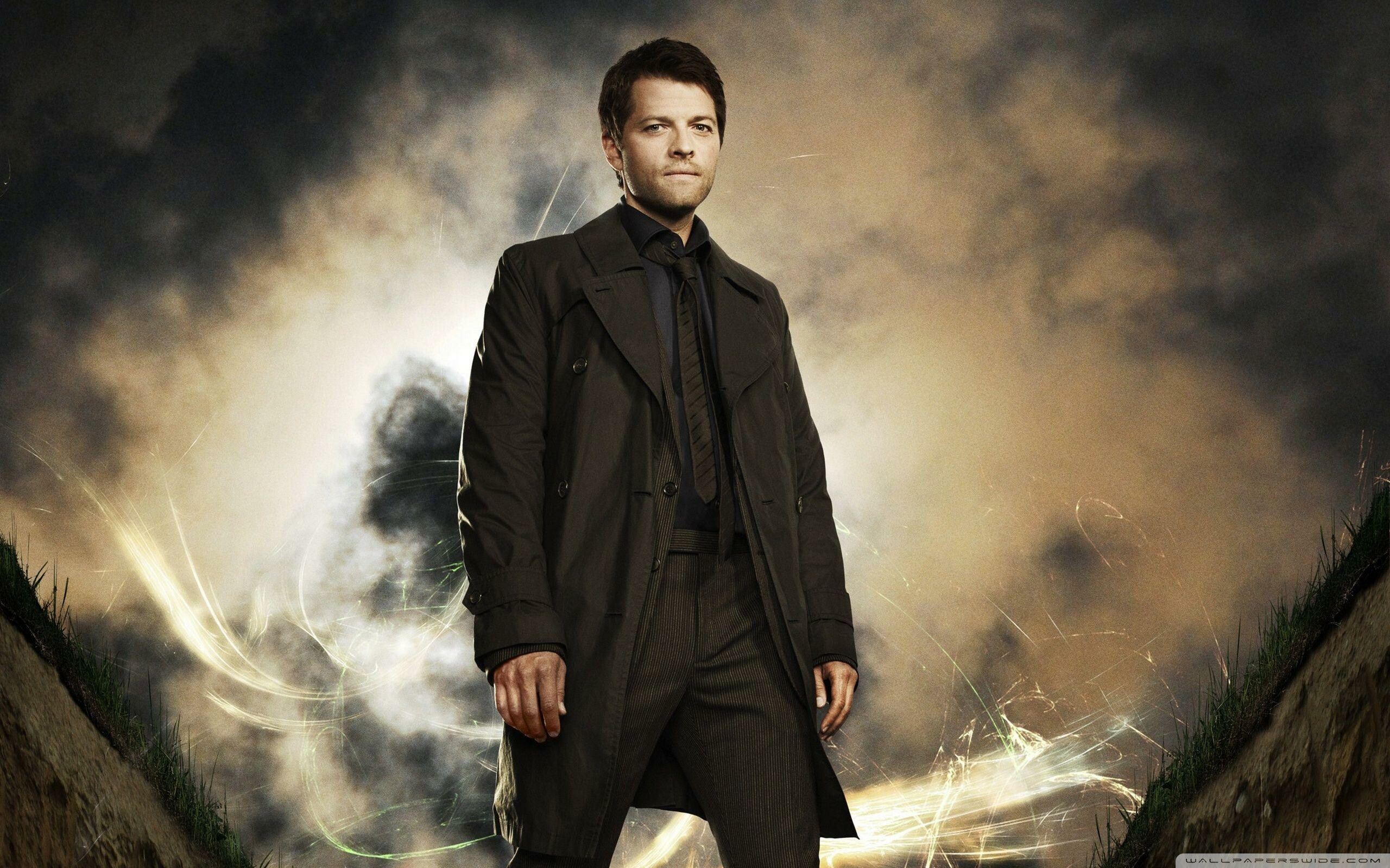 Supernatural: Misha Collins as Castiel, An Angel of the Lord. 2560x1600 HD Wallpaper.