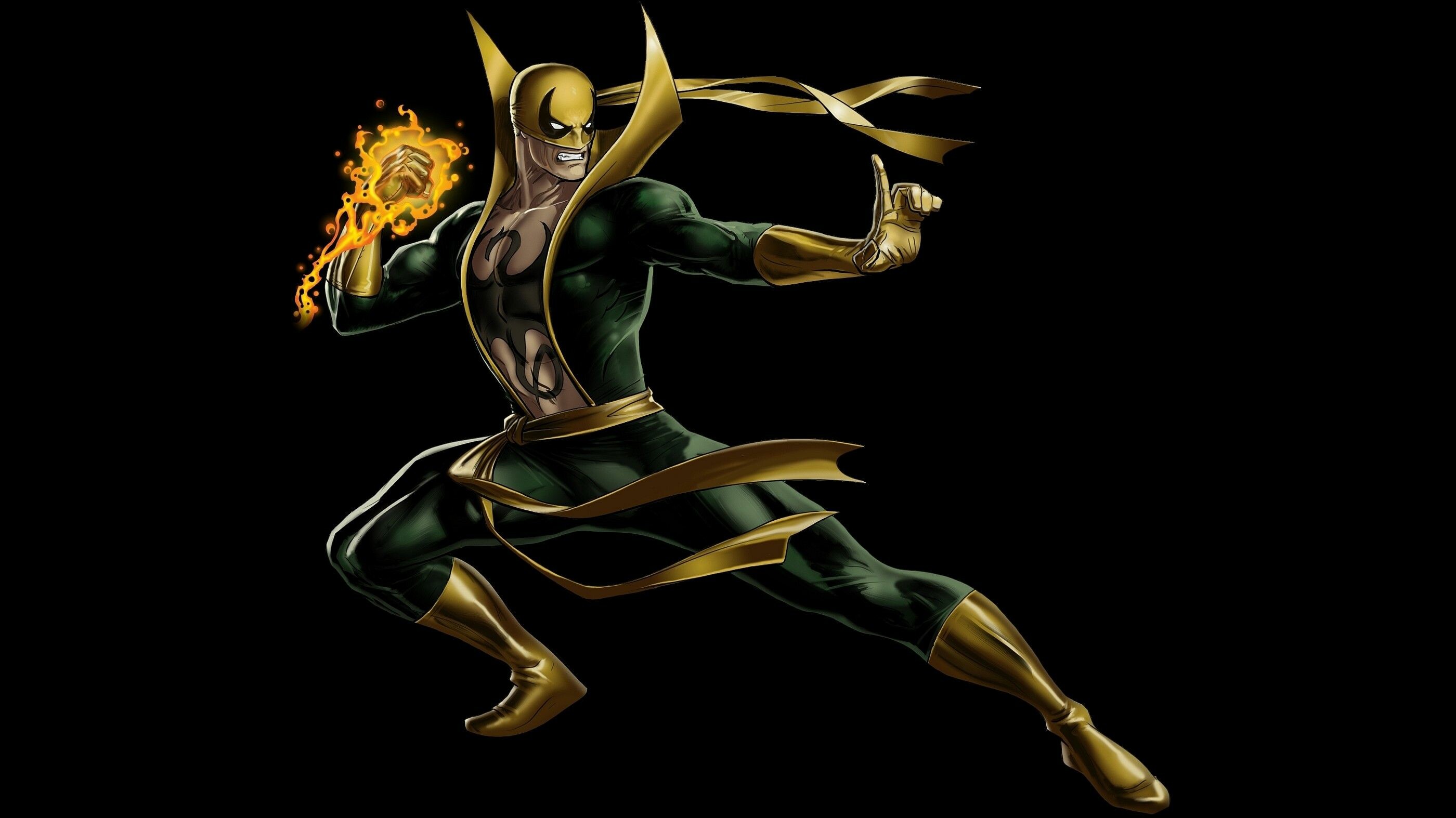 Iron Fist: First appeared in Marvel Premiere #15 in May 1974. 2800x1580 HD Background.