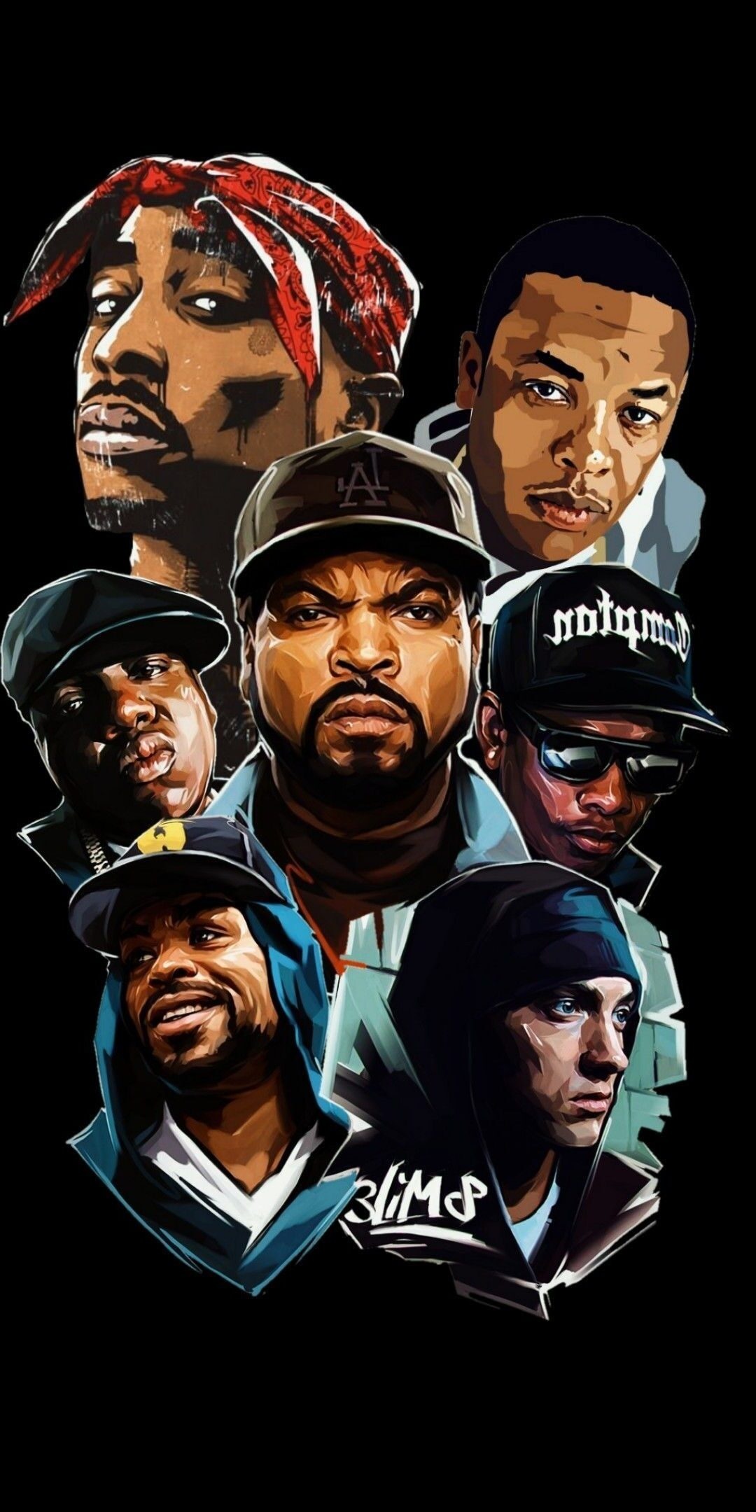 Ice Cube Wallpaper 1080x2160