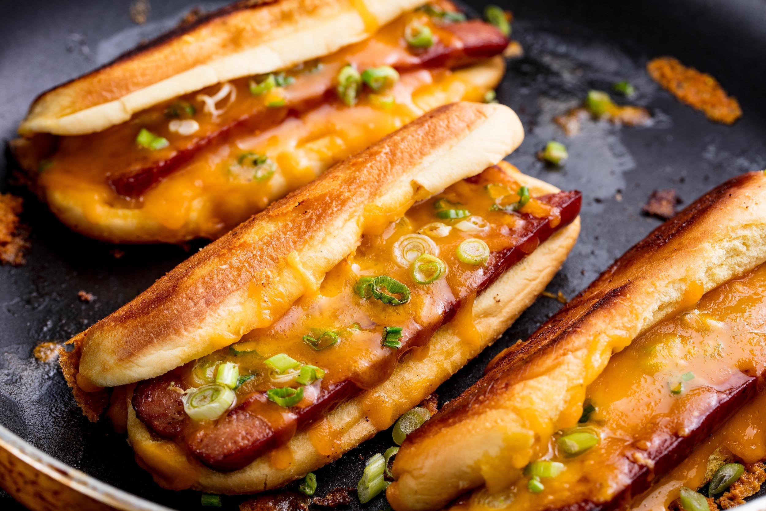 Grilled cheese dogs, Cheesy goodness, Flavorful twist, Epic combination, 2500x1670 HD Desktop