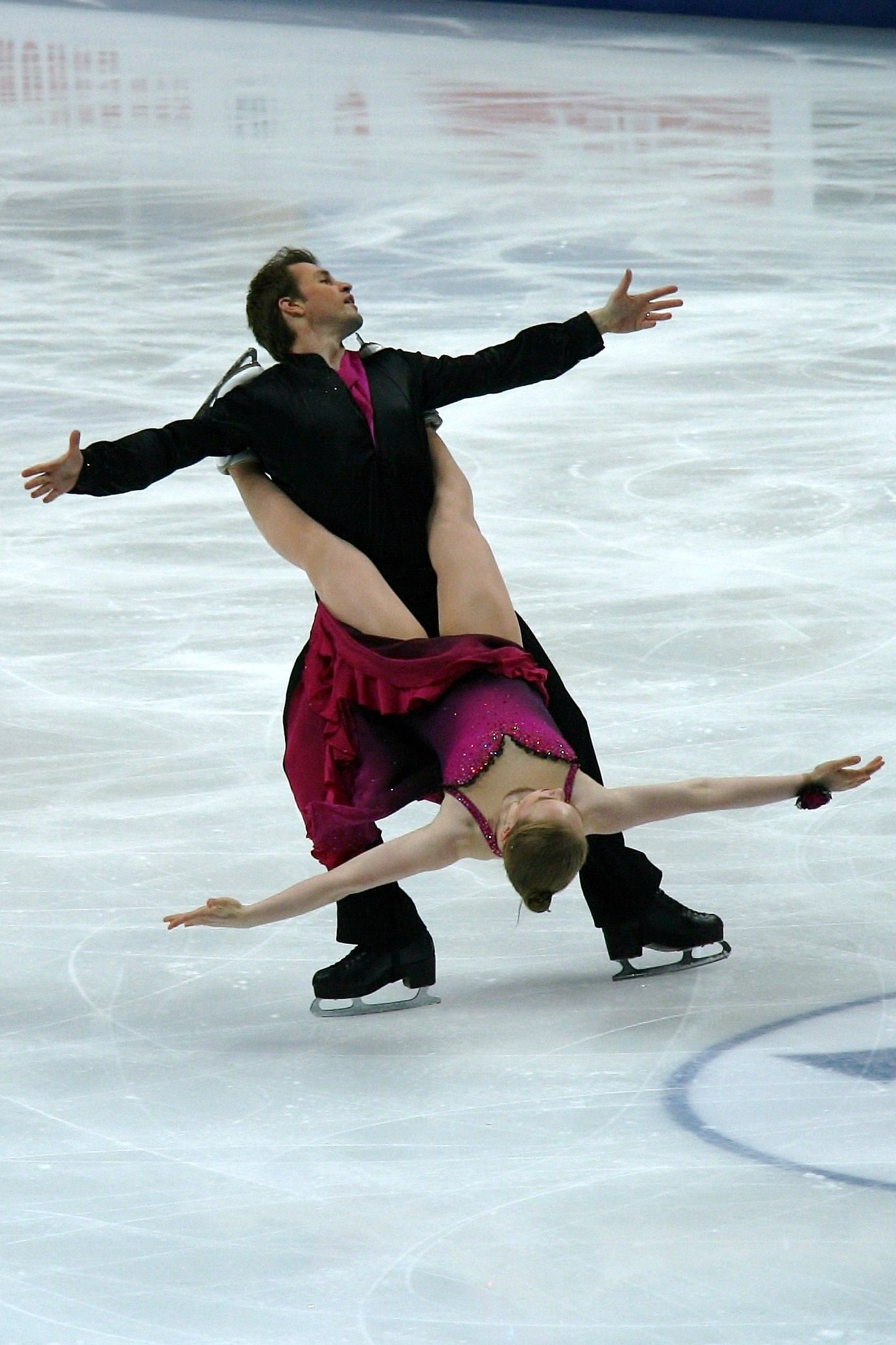 Pair Skating: Olympic Winter Games, The short program, ISU. 1390x2080 HD Wallpaper.