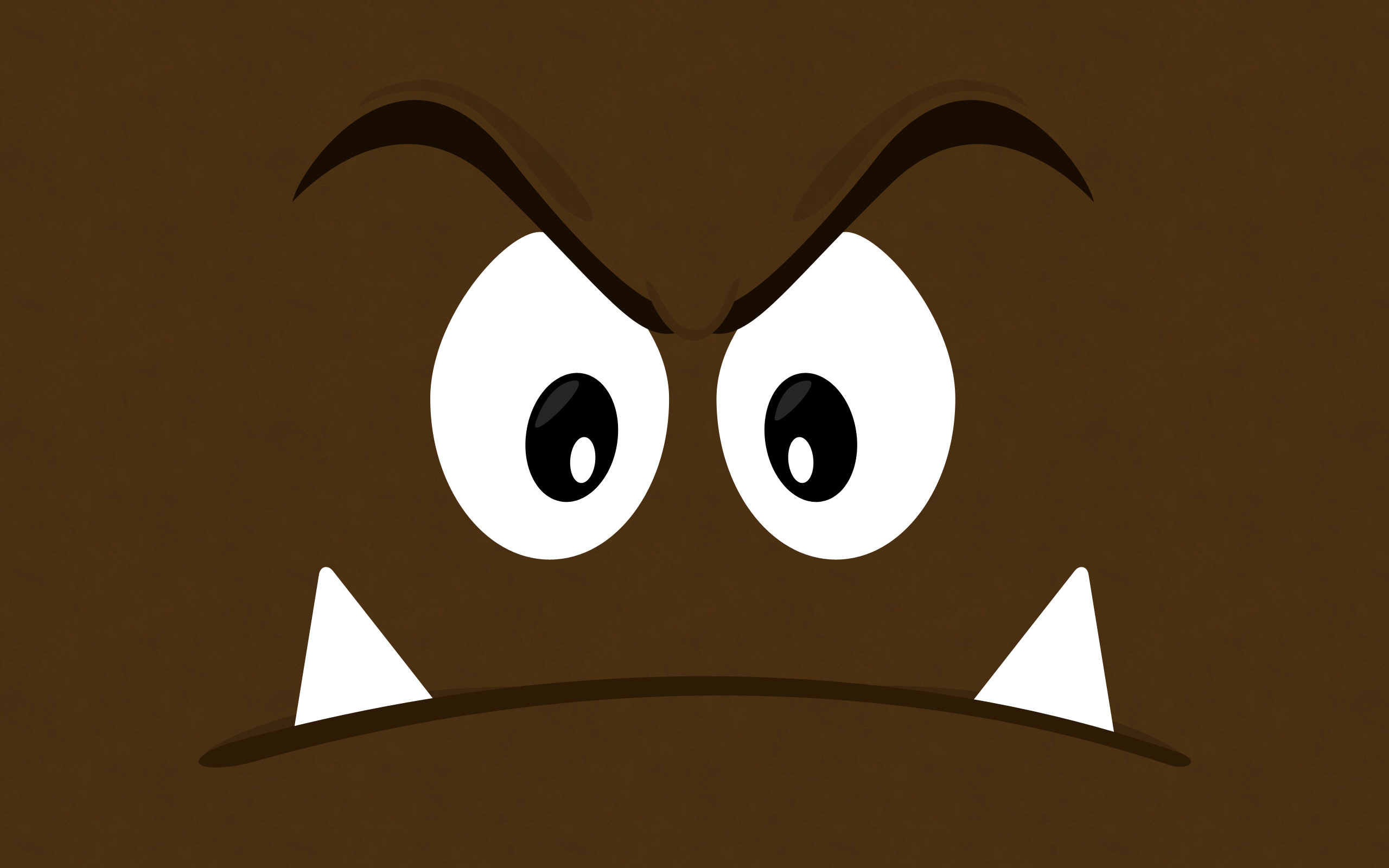 Goomba: One of the most iconic members of the Koopa Troop, A small brown mushroom. 2560x1600 HD Wallpaper.