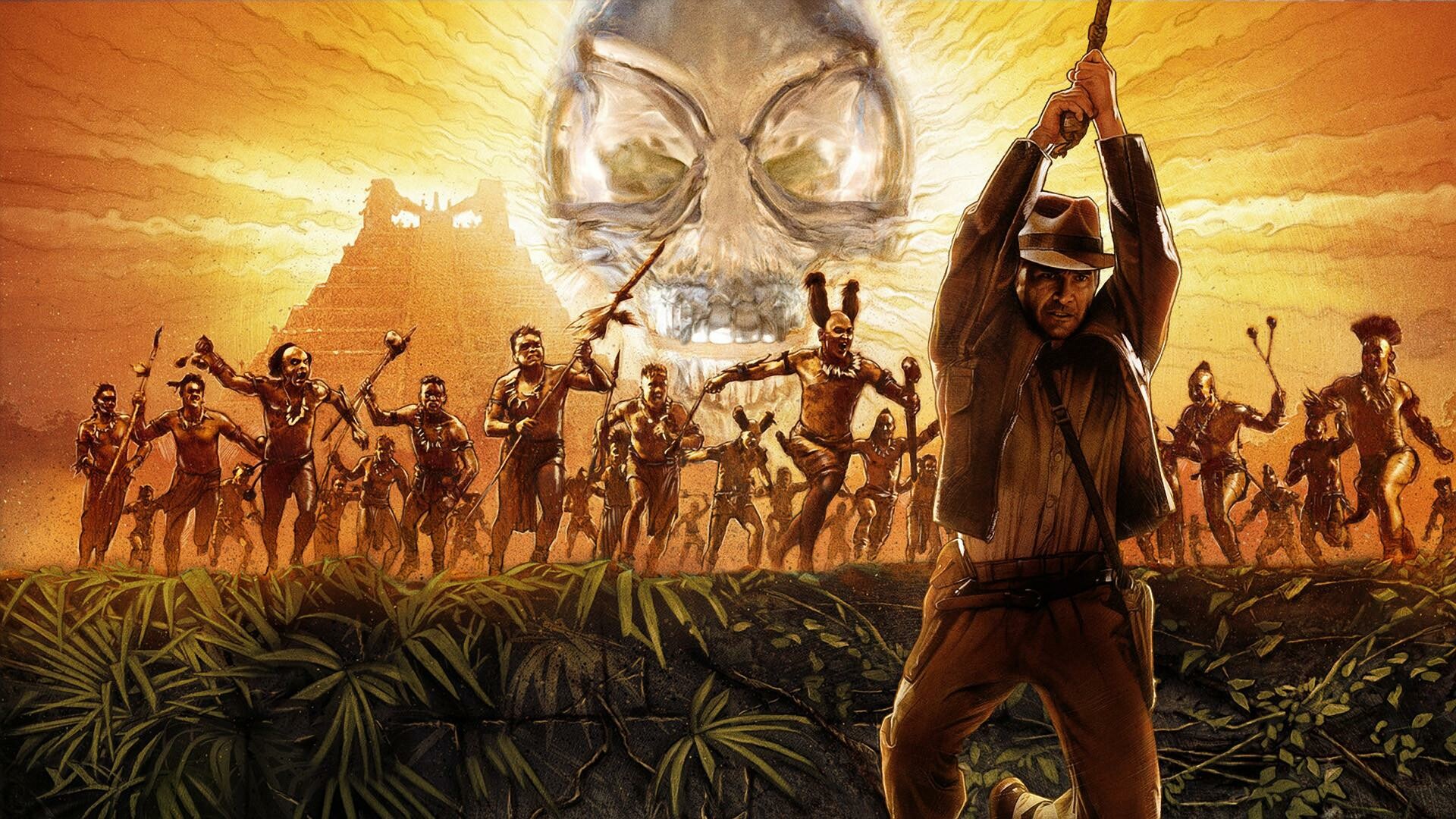 Indiana Jones: The Kingdom of the Crystal Skull, The fourth installment in the series. 1920x1080 Full HD Background.