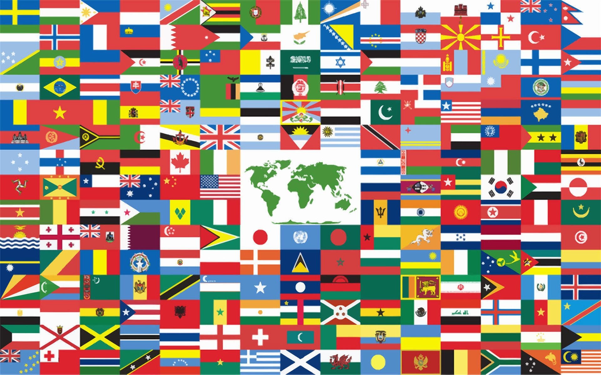 International Flags, Flag assortment, Wall dcor, Multinational theme, 1920x1200 HD Desktop