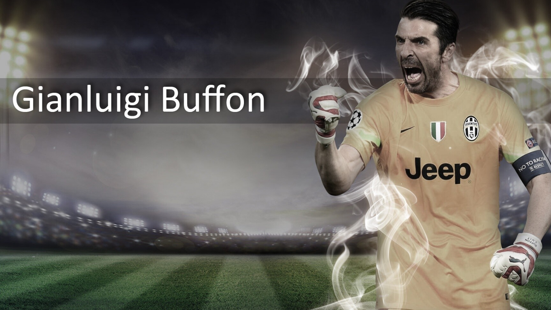 Gianluigi Buffon: Honorary citizen of the city of Latisana, The 2012 FIFA Ballon d'Or nominee. 1920x1080 Full HD Background.