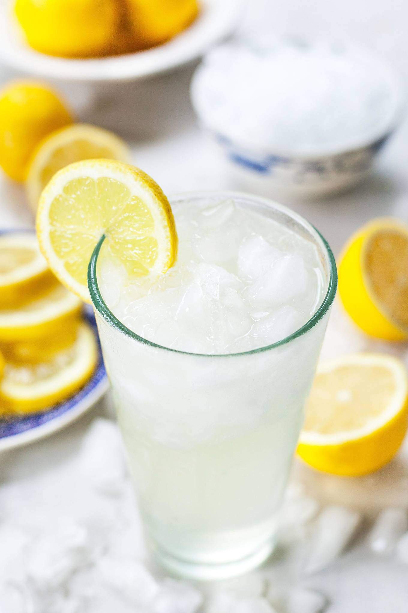 Lemonade: A popular mixer for spirits such as vodka, rum, or gin. 1360x2040 HD Background.