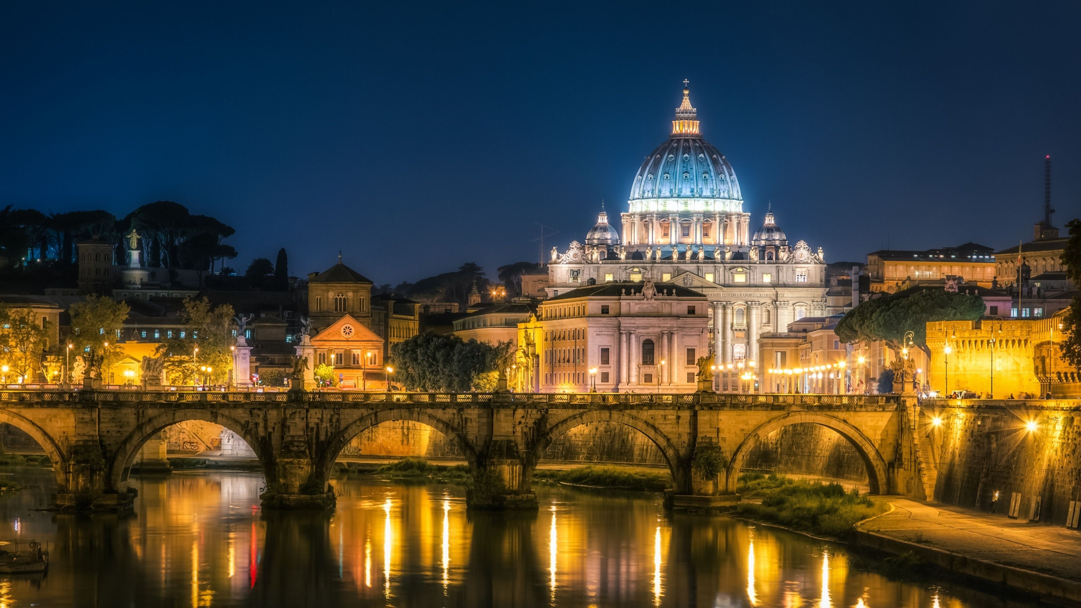 St. Peters Cathedral, Vatican City, Travels, Vatican Museums, 3560x2000 HD Desktop