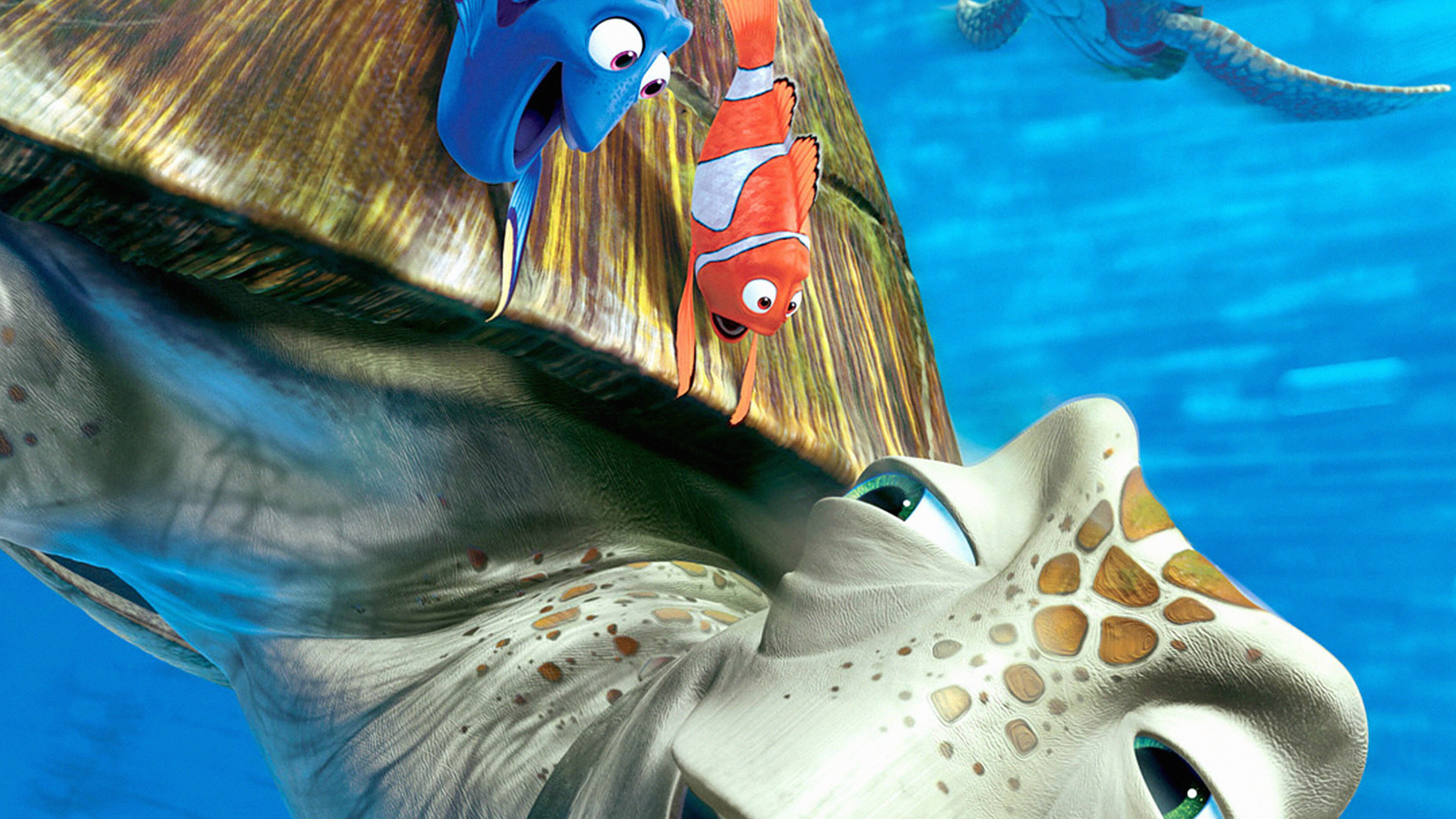Finding Nemo: A story of young clownfish, Disney, Pixar. 3840x2160 4K Wallpaper.