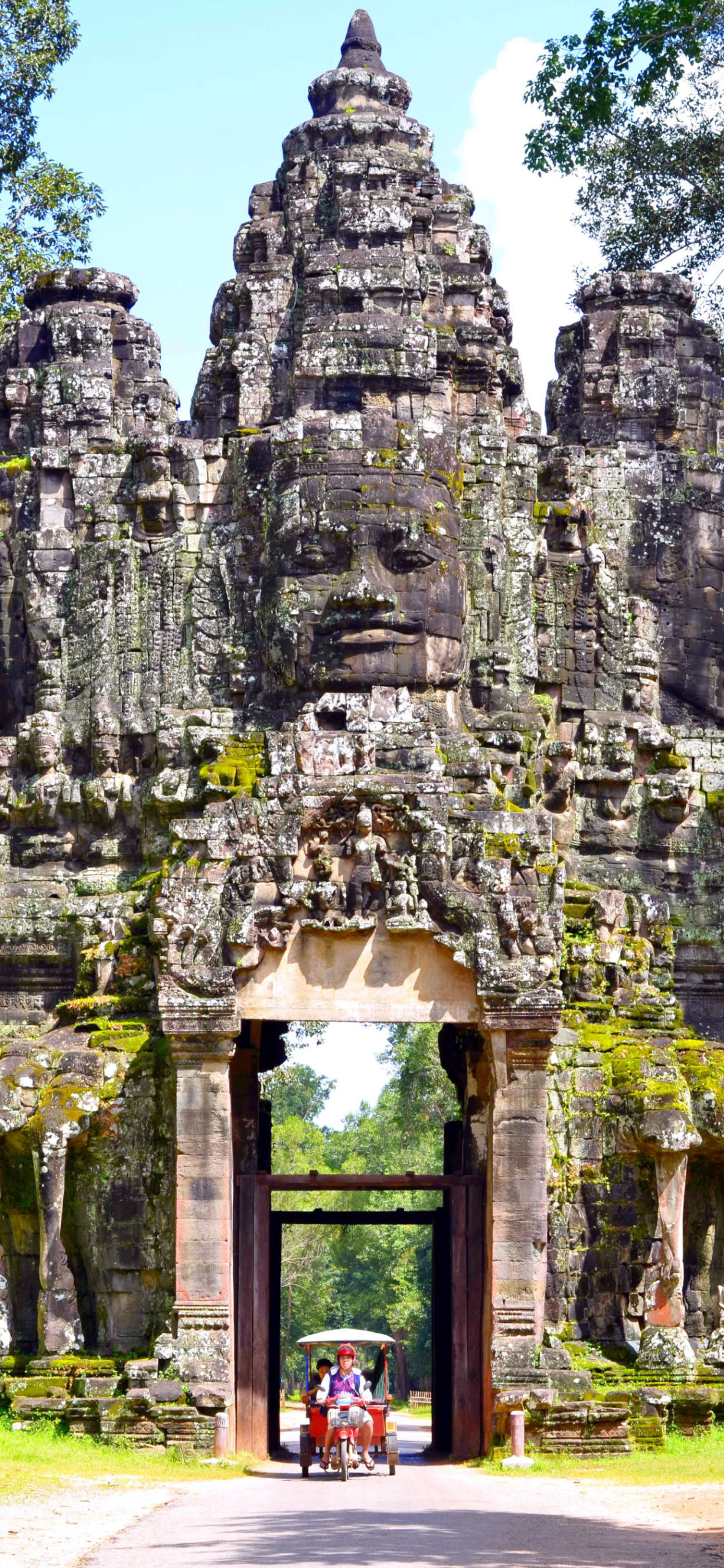 Angkor Wat, Ancient ruins, Enchanting atmosphere, Travel photography, 1190x2560 HD Phone