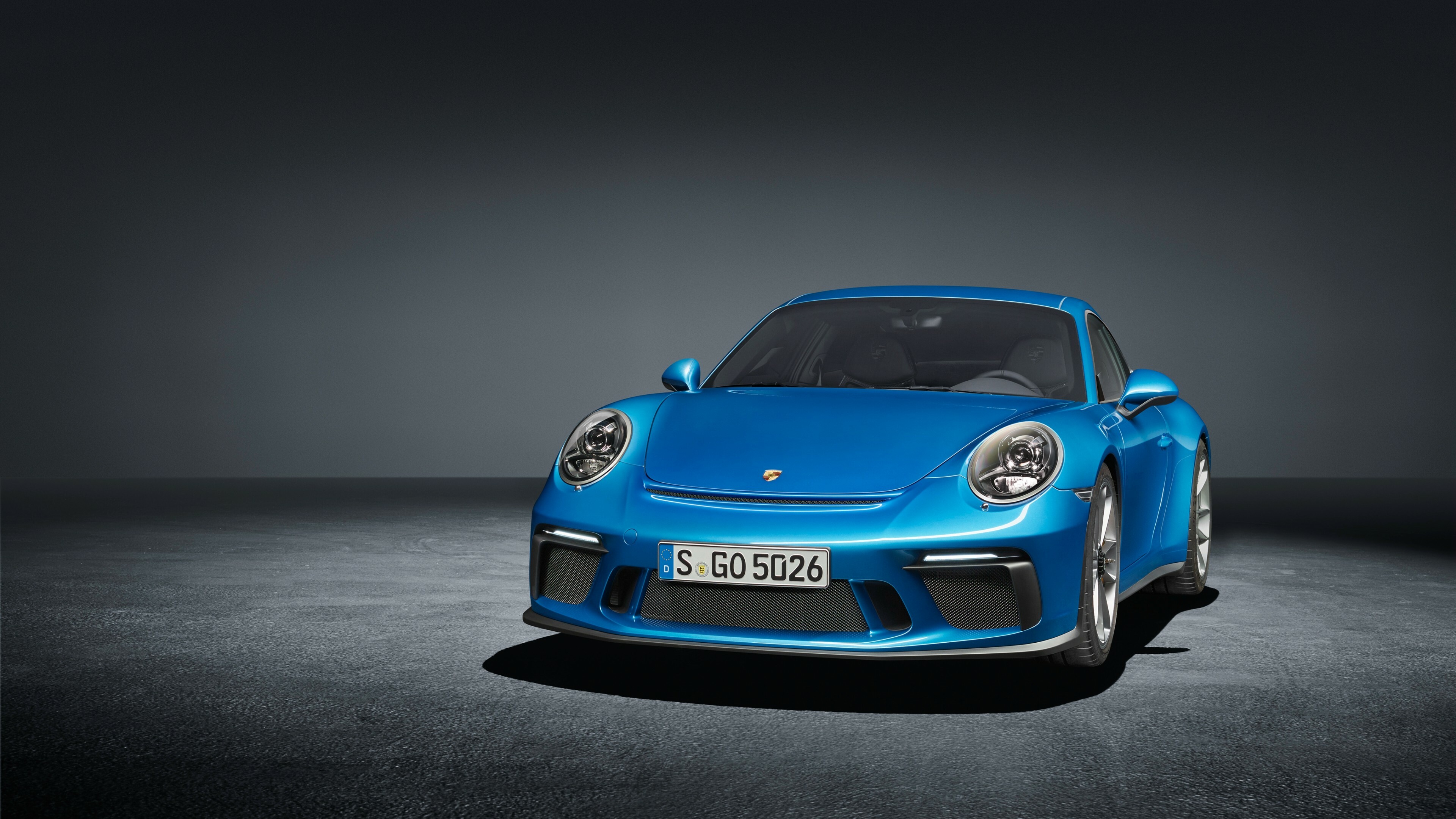 Porsche: 911 GT3 Touring Package, A six-speed manual transmission. 3840x2160 4K Wallpaper.