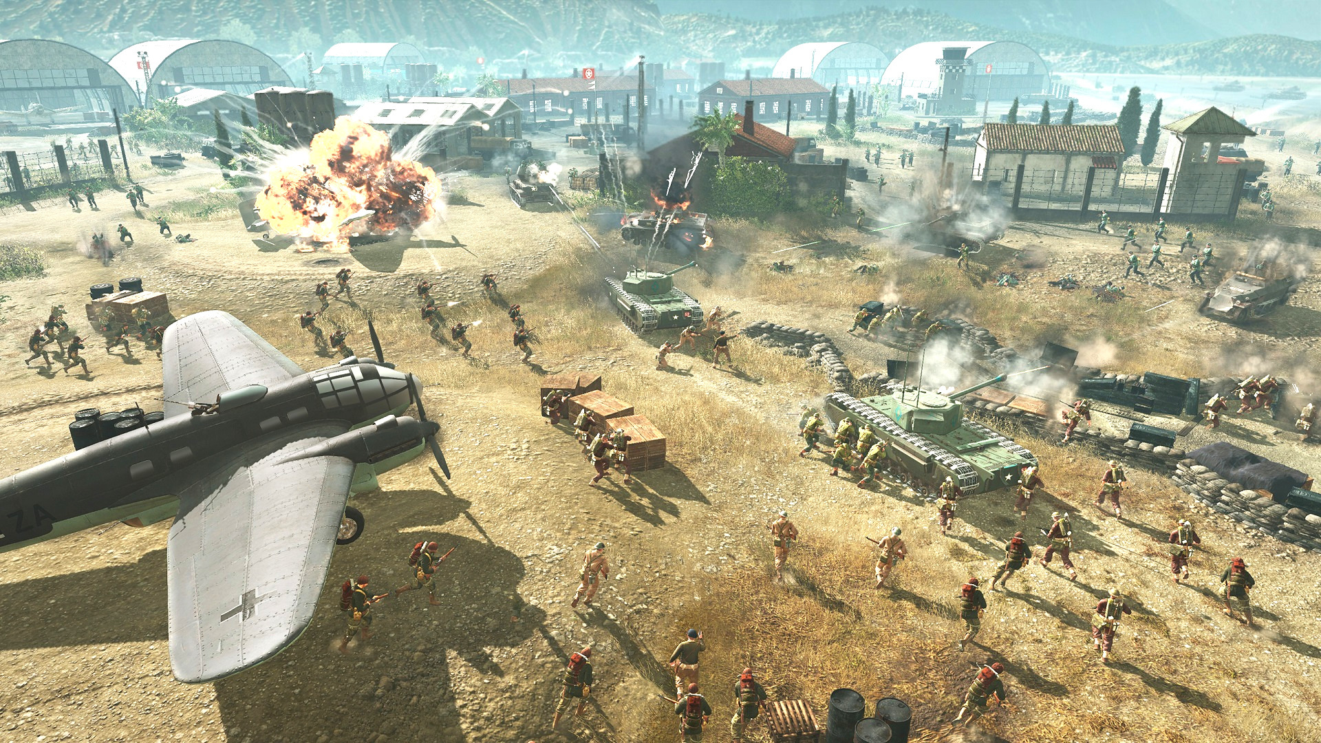 Company of Heroes 3: A sequel to the 2013 game of the same developer. 1920x1080 Full HD Background.