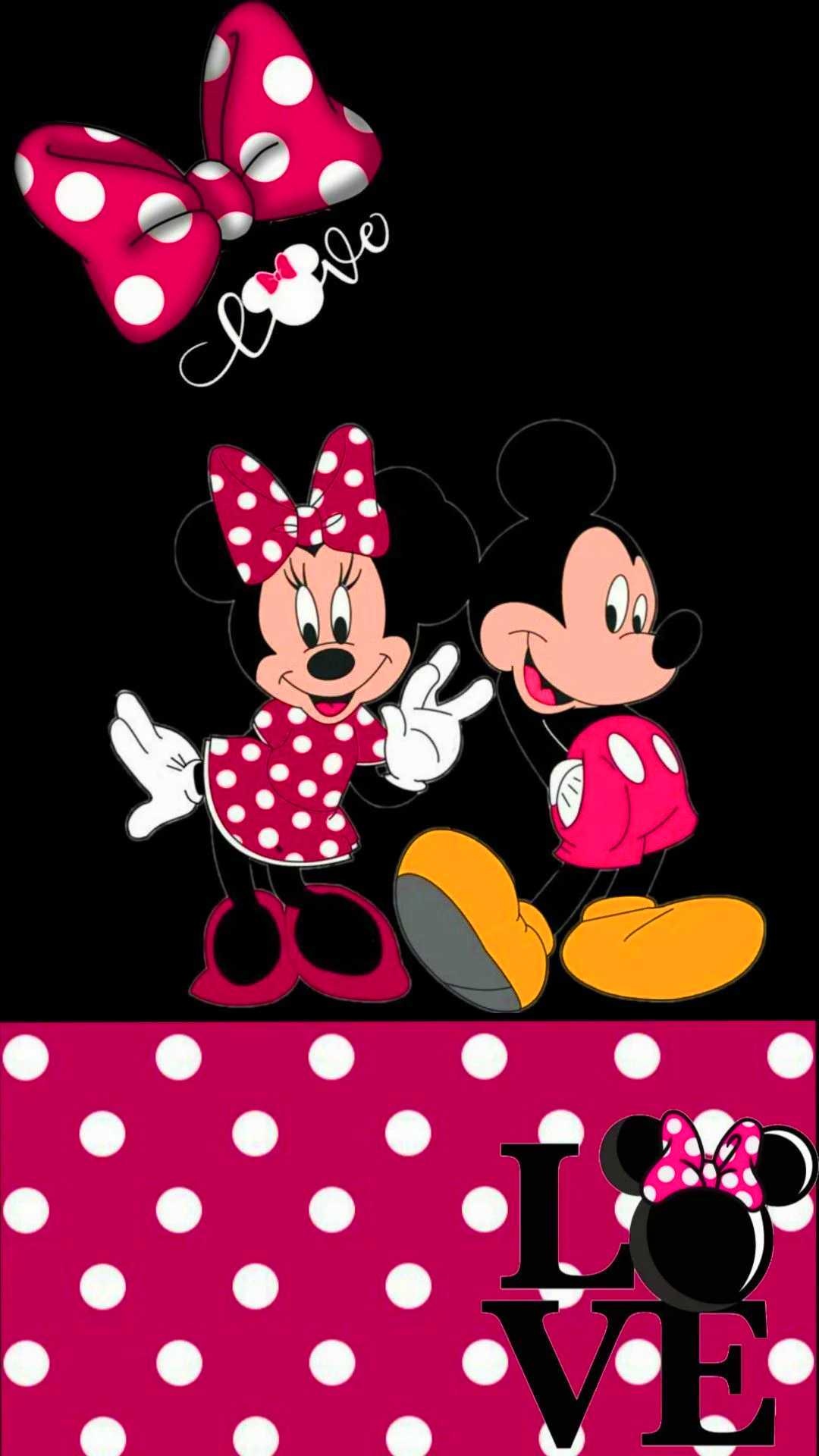 Minnie Mouse, Minnie wallpapers, Minnie pattern, Cute design, 1080x1920 Full HD Phone