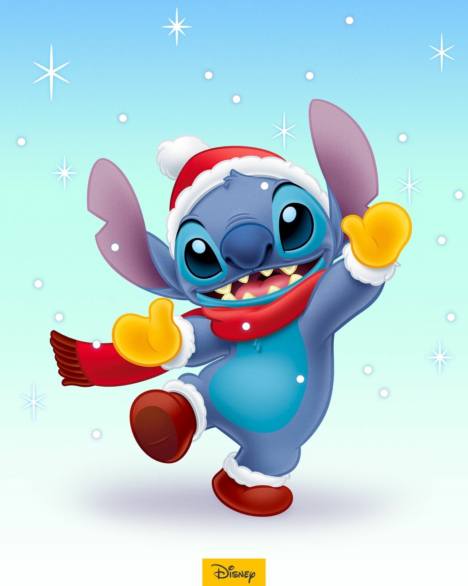 Lilo and Stitch: Disney, Santa Stitch, Was created by "evil genius" Dr. Jumba Jookiba. 1640x2050 HD Background.