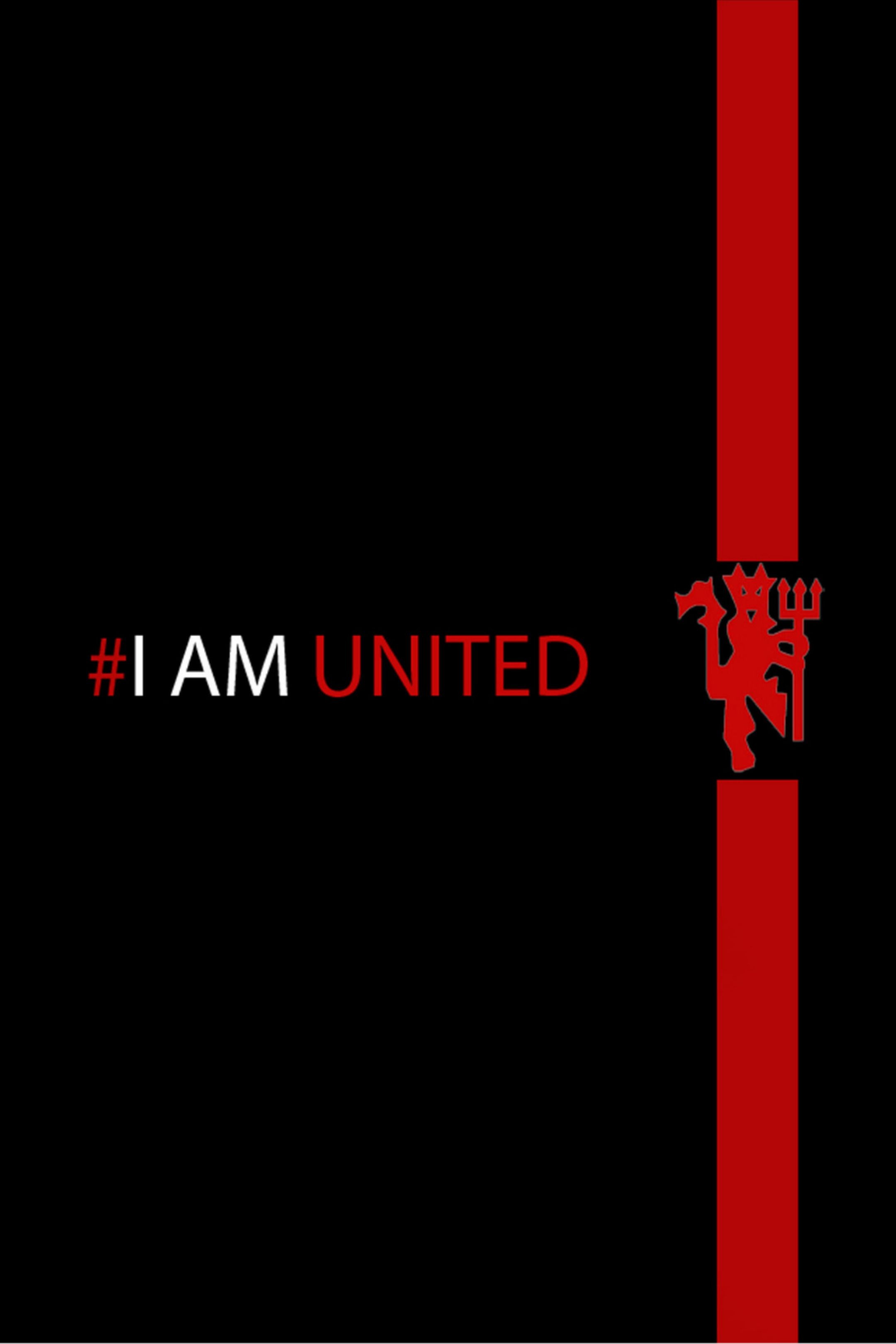 I am United, Manchester United logo, Poster, Wallpaper, 2160x3240 HD Phone